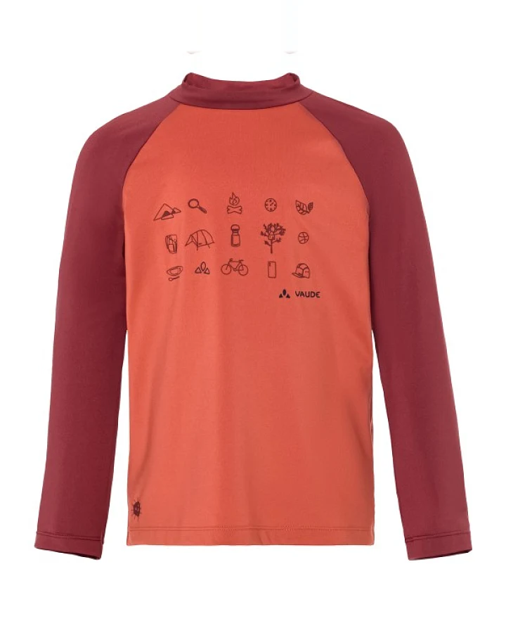 Vaude - Kid's Solaro L/S T-Shirt III - Funktionsshirt Gr 92 rot