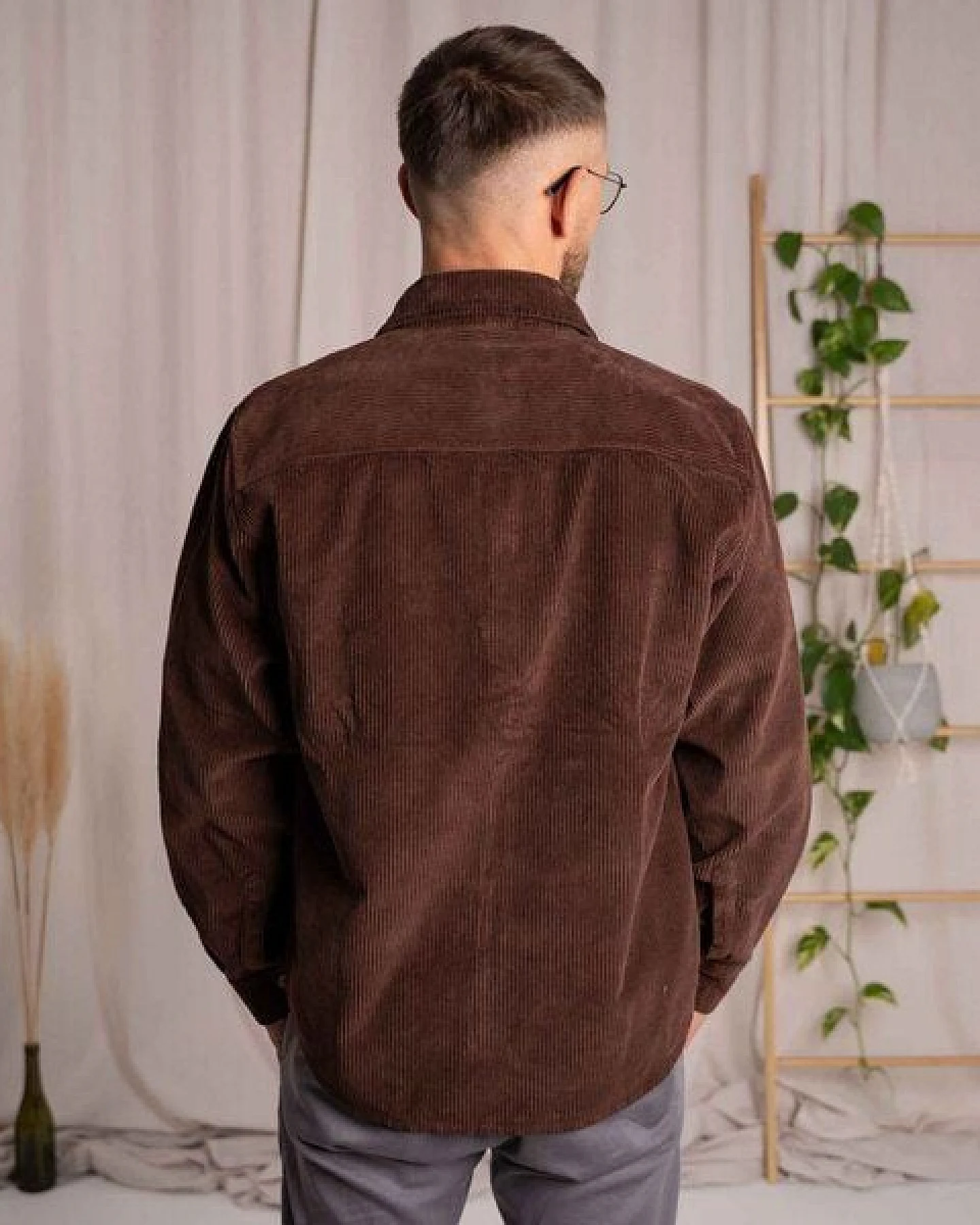 Vresh Clothing Vinley - Cord Hemd aus Biobaumwolle – Ansicht 2
