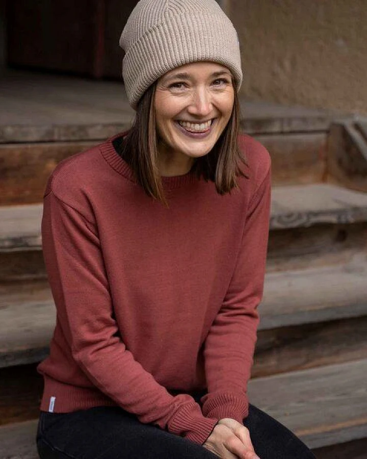Vresh Clothing Vrenja, Klassischer Strickpullover aus Biobaumwolle