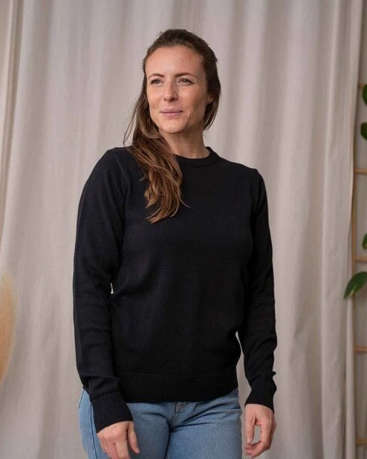 Vresh Clothing Vrenja, Klassischer Strickpullover aus Biobaumwolle