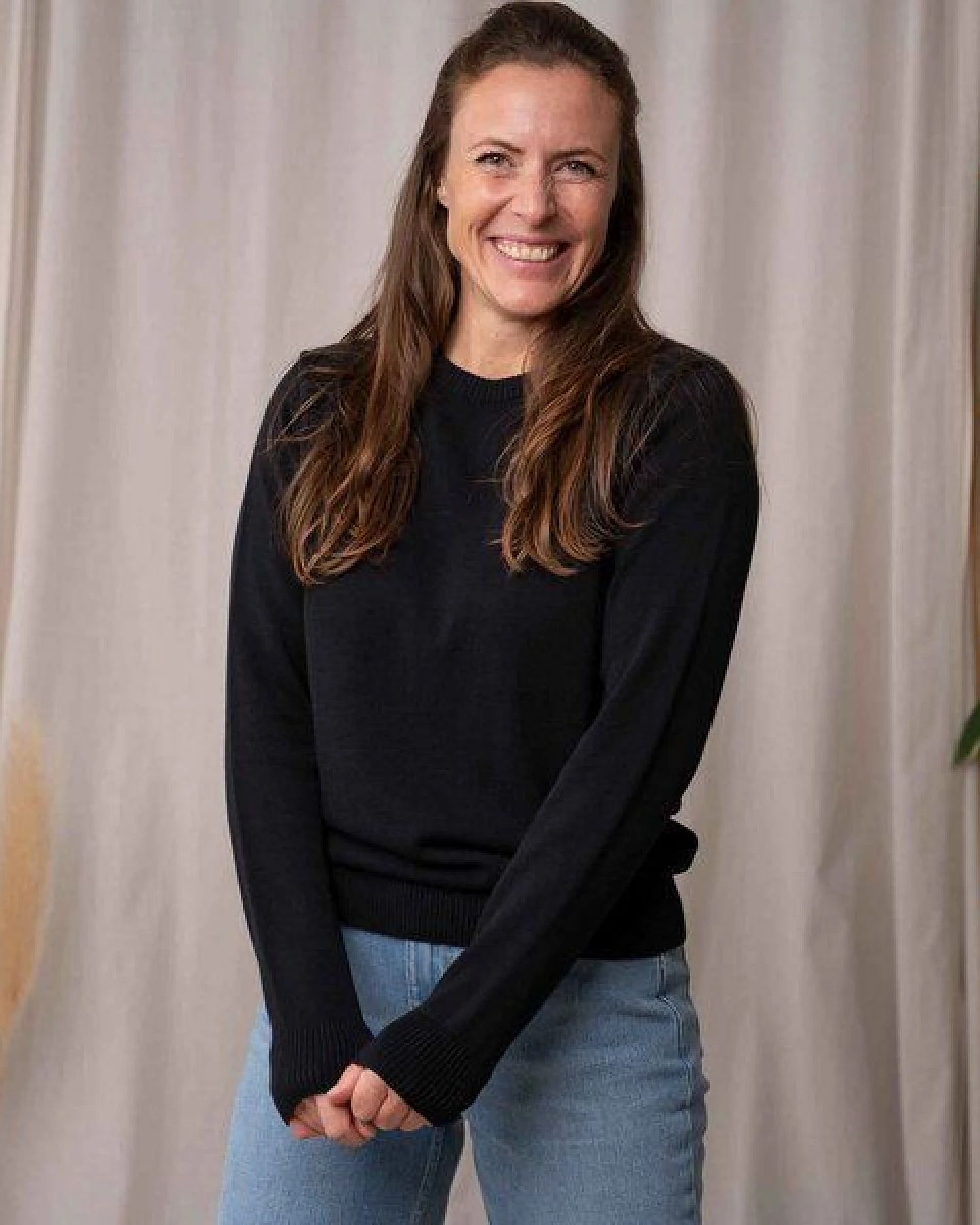 Vresh Clothing Vrenja, Klassischer Strickpullover aus Biobaumwolle – Ansicht 4