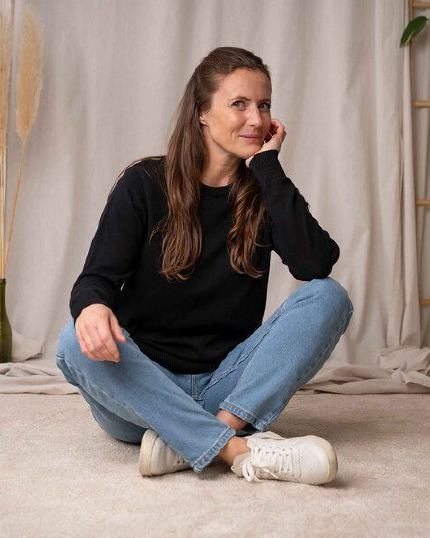 Vresh Clothing Vrenja, Klassischer Strickpullover aus Biobaumwolle – Ansicht 2
