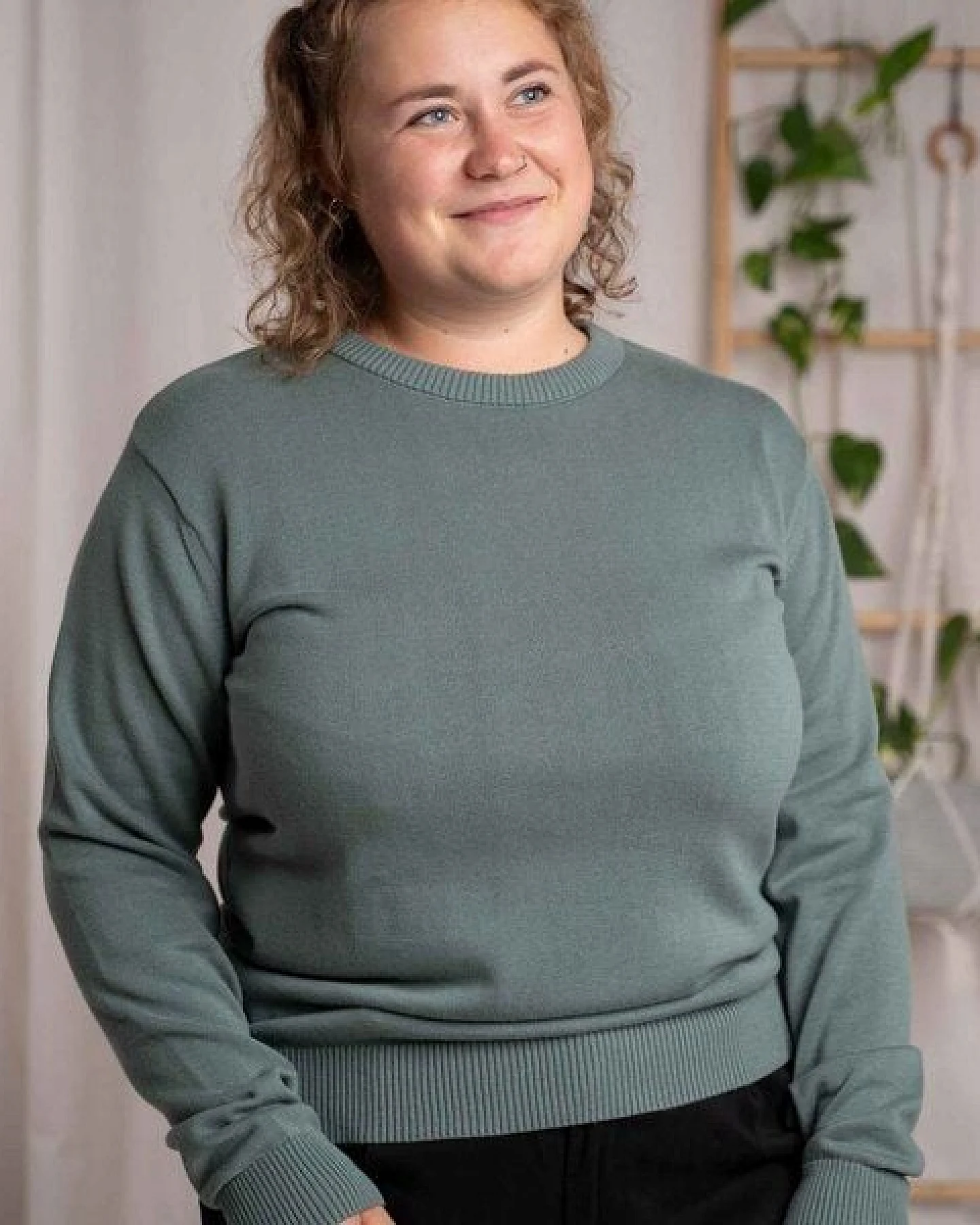 Vresh Clothing Vrenja, Klassischer Strickpullover aus Biobaumwolle – Ansicht 2