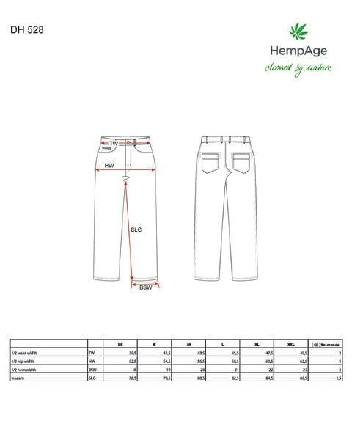 100% Hanfhose HempAge – Ansicht 3