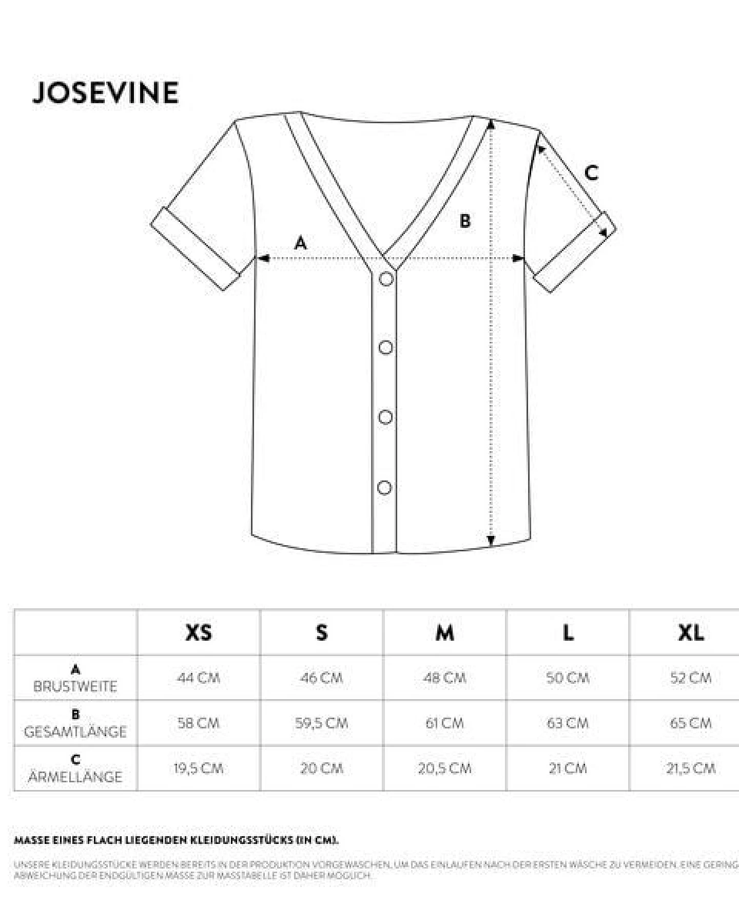 Vresh Clothing Josevine - Button T-Shirt aus Biobaumwolle – Ansicht 4