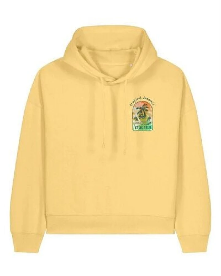 Zeachild Bio Cropped Sweater Damen - Tropical Dreamin'