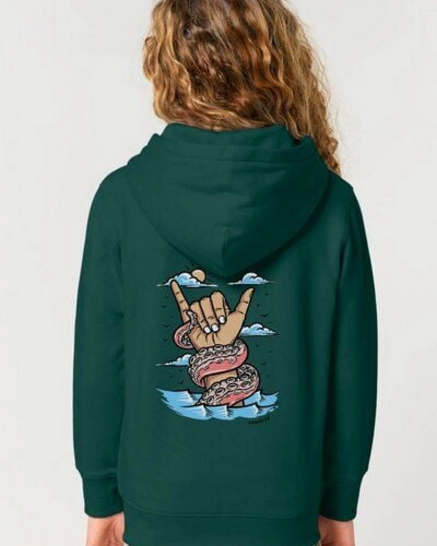 Zeachild ShakaTacle ZipHoodie Kinder – Ansicht 2