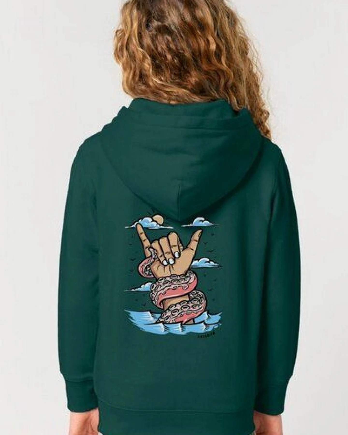 Zeachild ShakaTacle ZipHoodie Kinder – Ansicht 2