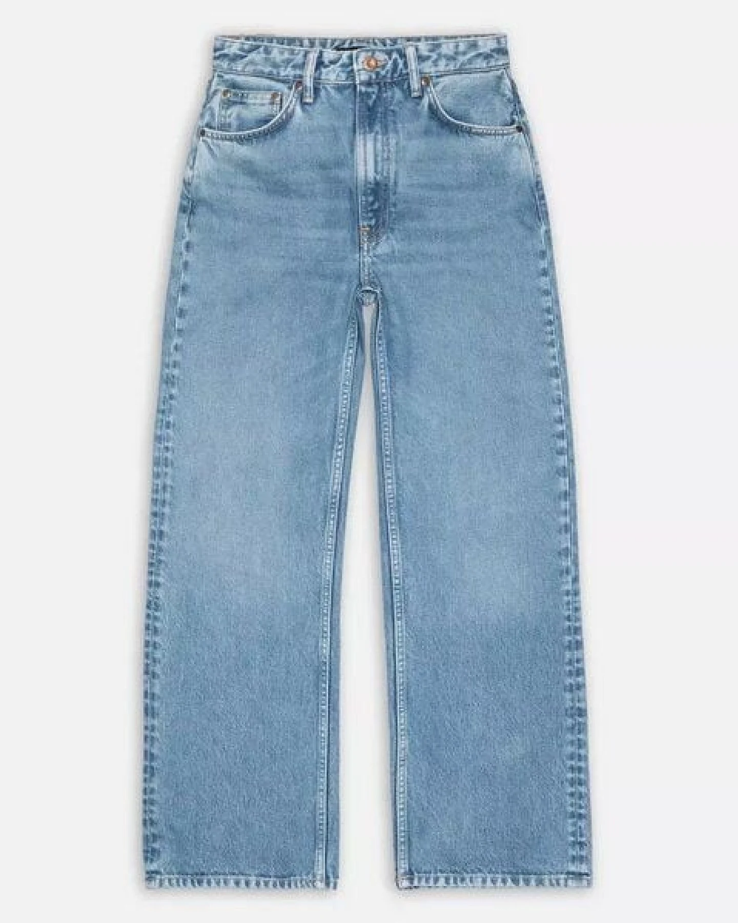 Nudie Jeans Wide Leg Jeans Clean Eileen - Desert Light Blue – Ansicht 3