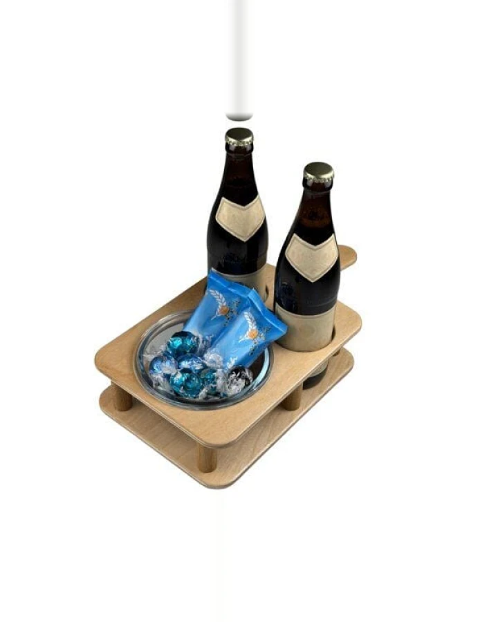 Die Schreiner Christoph Siegel Couchbar • Snackbar • Sofa-Bar • Couchbutler • Snackbox • gemütlicher Sofaabend • Männergeschenk • Geburtstagsgeschenk • Hochzeit • Größe M