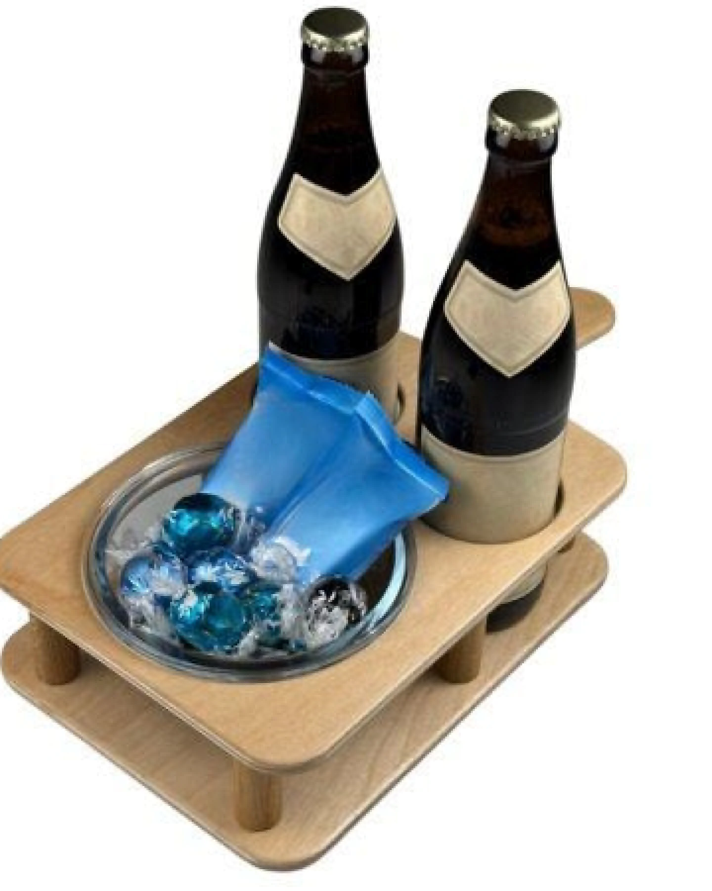 Die Schreiner Christoph Siegel Couchbar • Snackbar • Sofa-Bar • Couchbutler • Snackbox • gemütlicher Sofaabend • Männergeschenk • Geburtstagsgeschenk • Hochzeit • Größe M – Ansicht 2