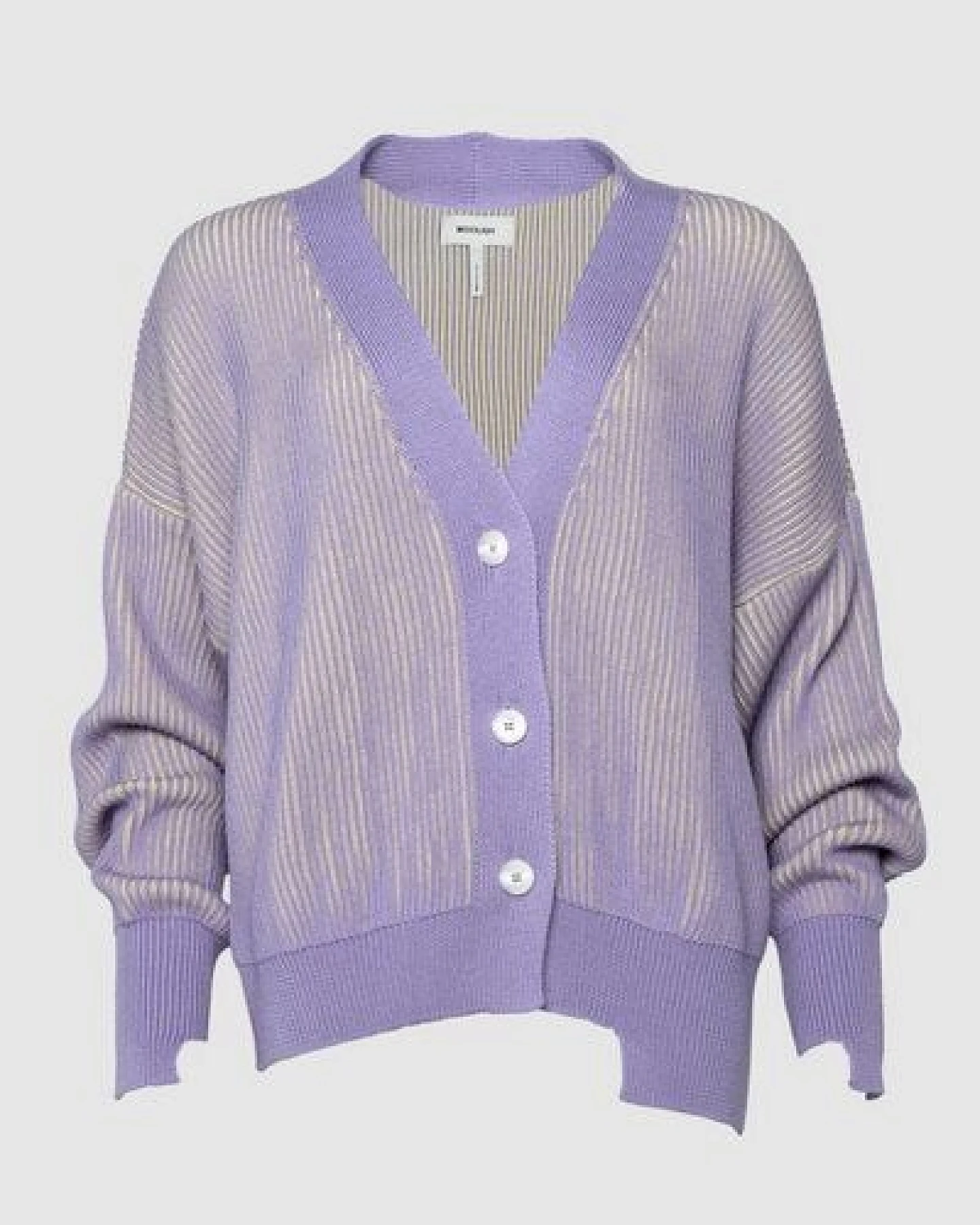 WOOLISH Eva Merino Cardigan Violet – Ansicht 3