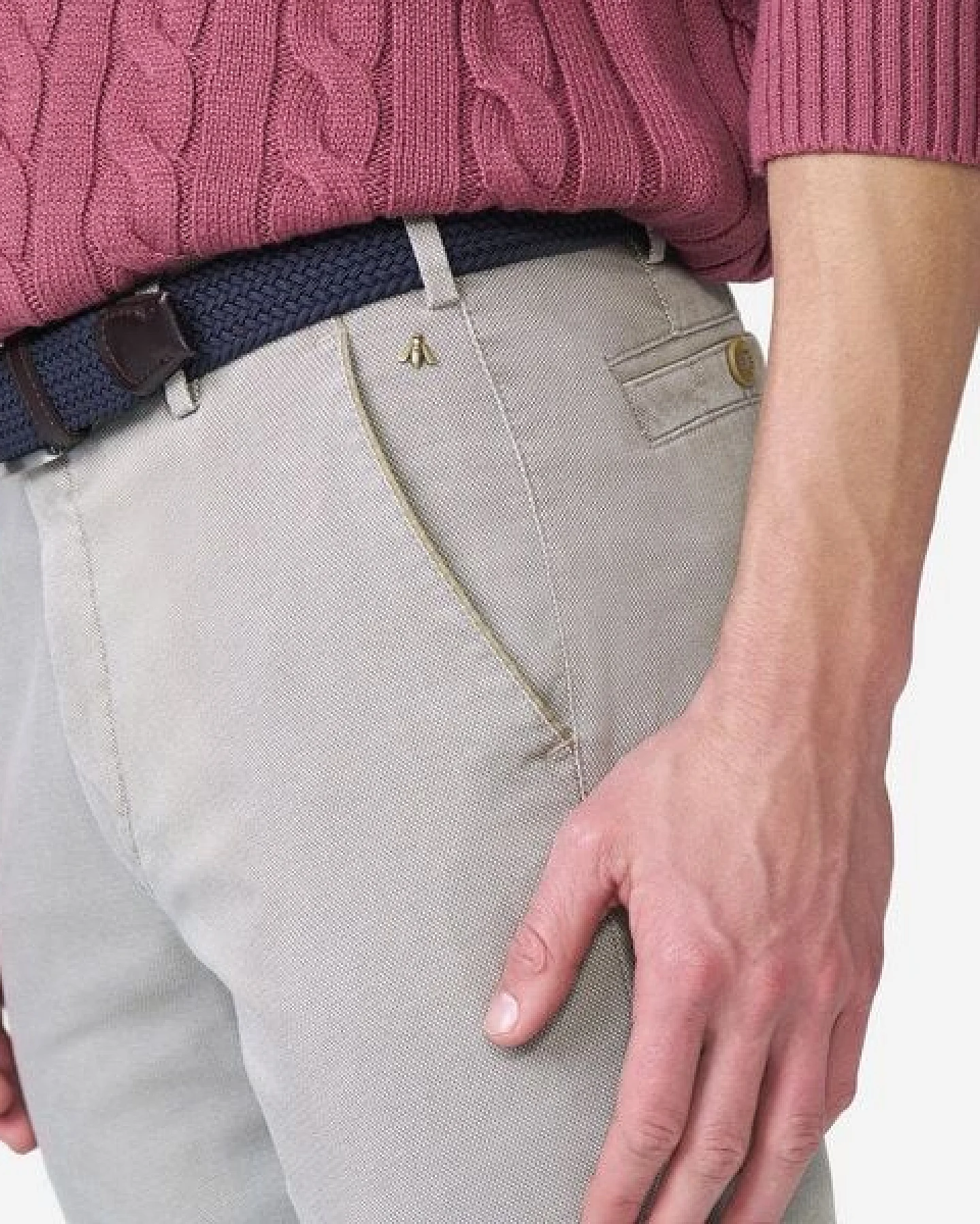 MEYER Baumwoll-Kapok Chino – Ansicht 4