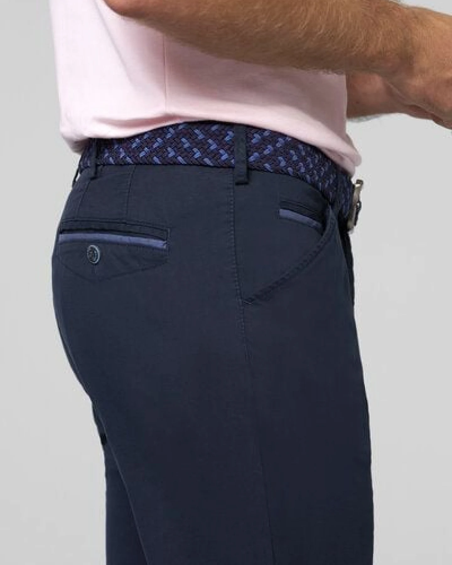 MEYER FANTASY STRUCTURE BAUMWOLL CHINO – Ansicht 4