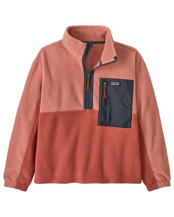 Patagonia - Kid's Microdini 1/2 Zip Pullover - Fleecepullover Gr L rot/rosa