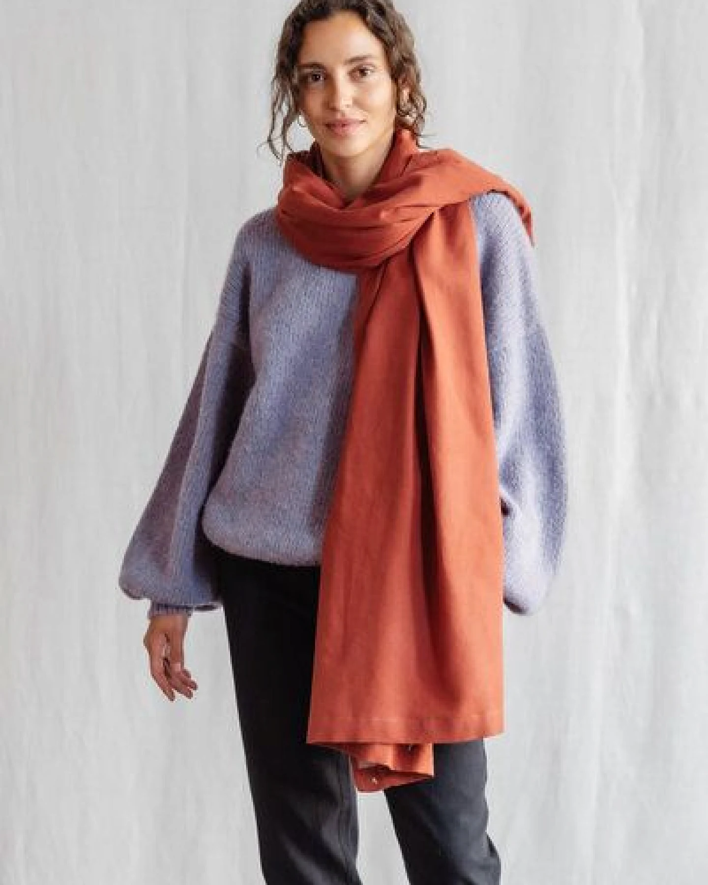 Jyoti - Fair Works Baumwoll Schal Sanavi – Ansicht 2
