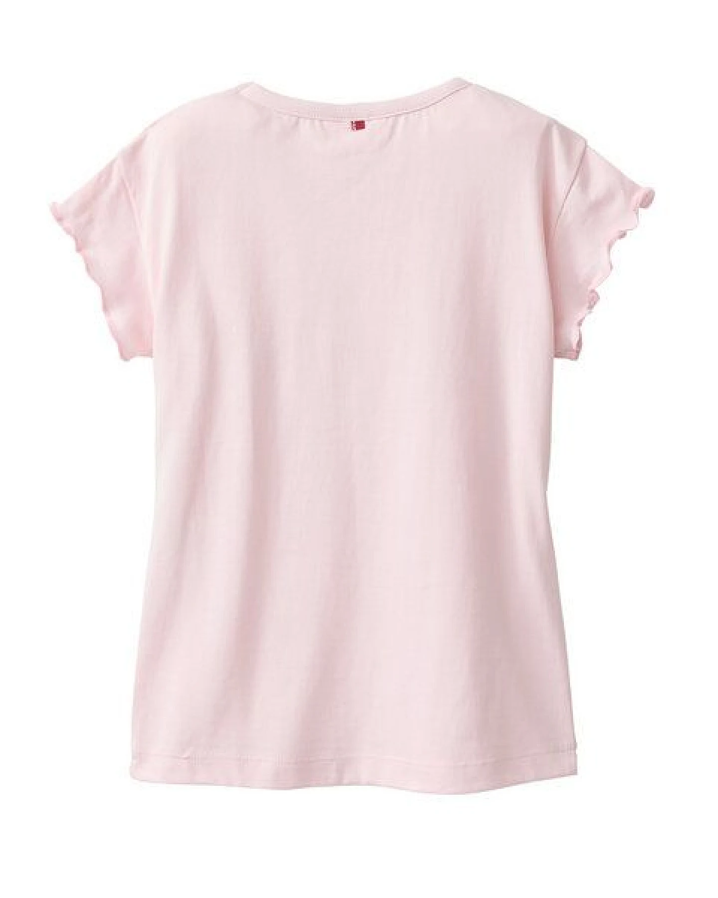 People Wear Organic Pyjama kurz, rosa bedruckt, "Eis", Bio-Baumwolle – Ansicht 4