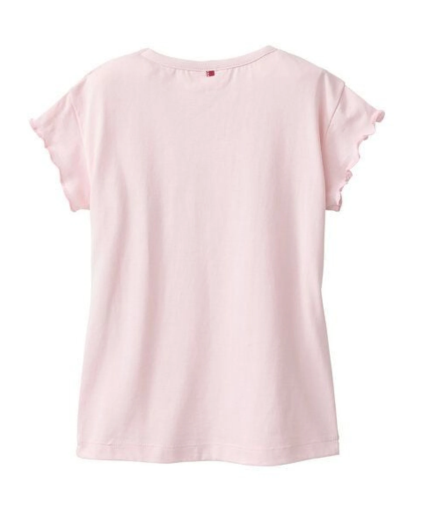 People Wear Organic Pyjama kurz, rosa bedruckt, "Eis", Bio-Baumwolle – Ansicht 4