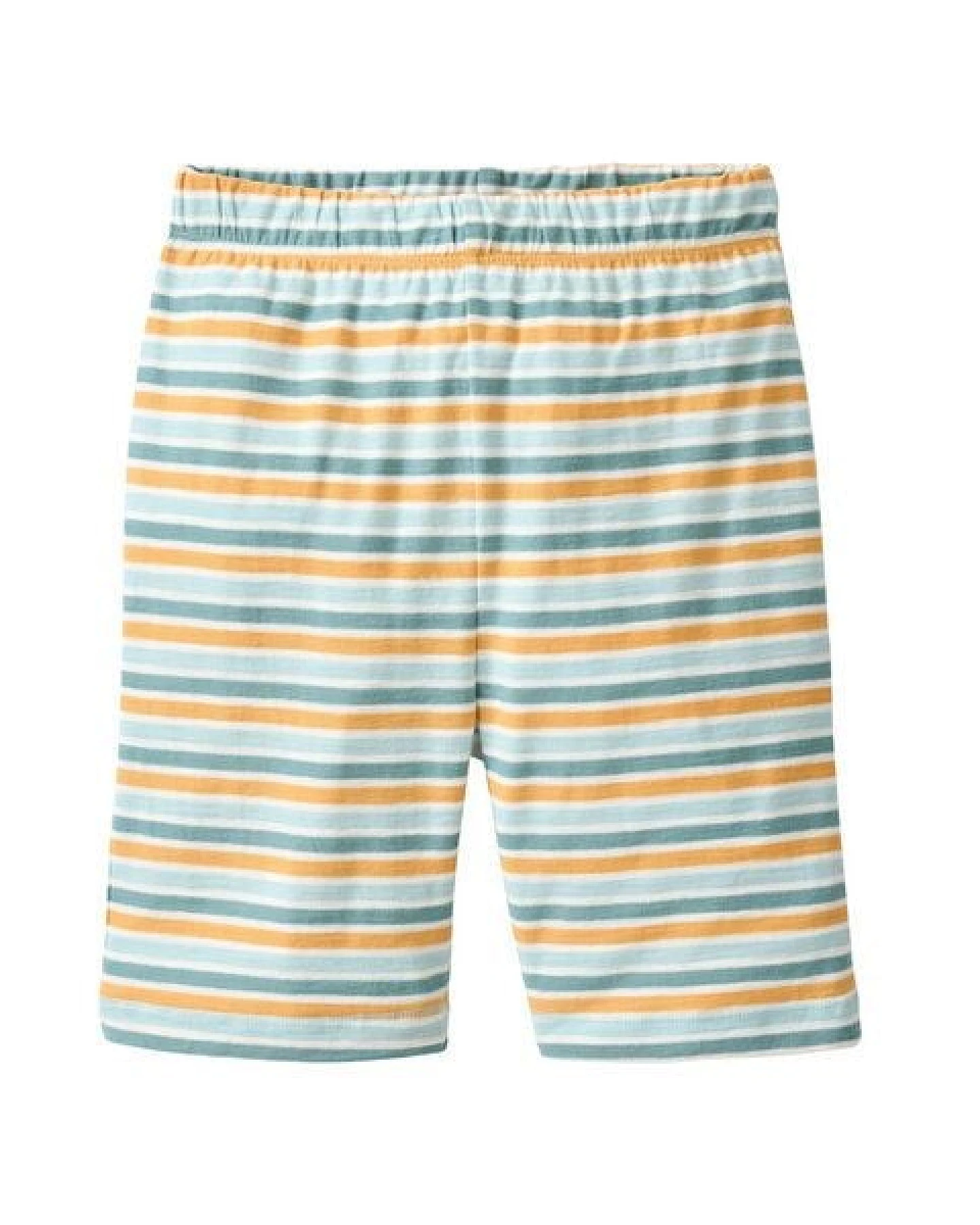 People Wear Organic Pyjama kurz, weiß bedruckt, "Beachscooter", Bio-Baumwolle – Ansicht 4