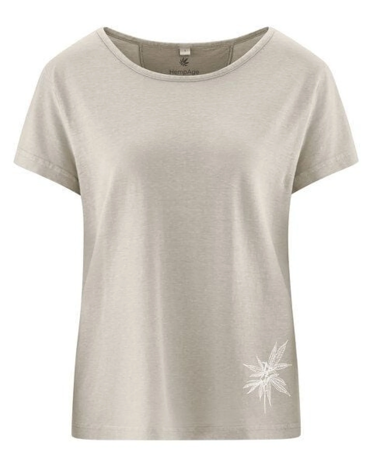 HempAge Damen T-Shirt mit Print Hanf/Biobaumwolle – Ansicht 3