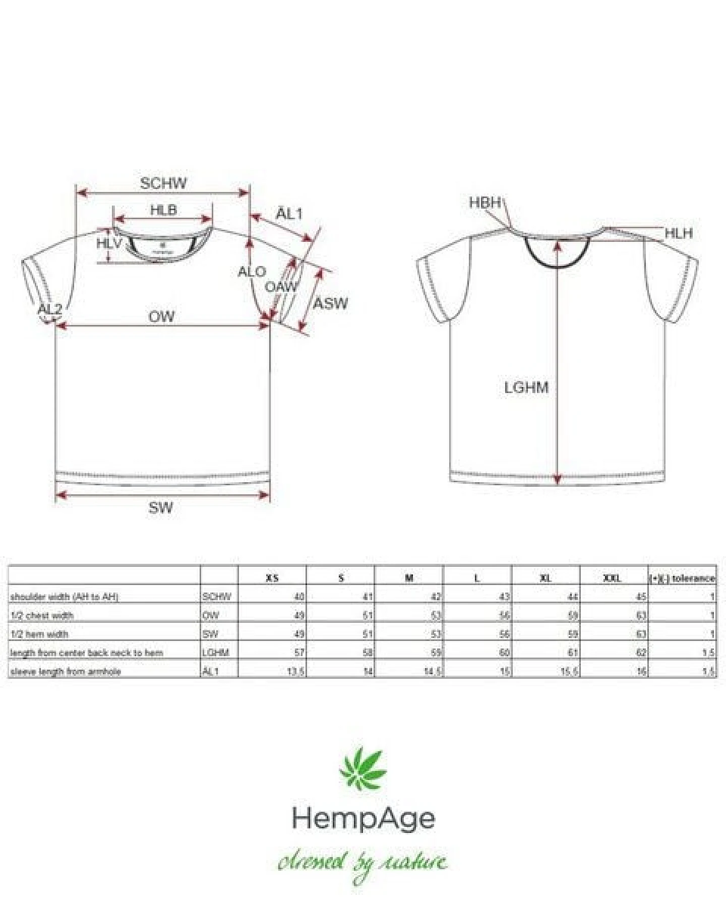 HempAge Damen T-Shirt mit Print Hanf/Biobaumwolle – Ansicht 2