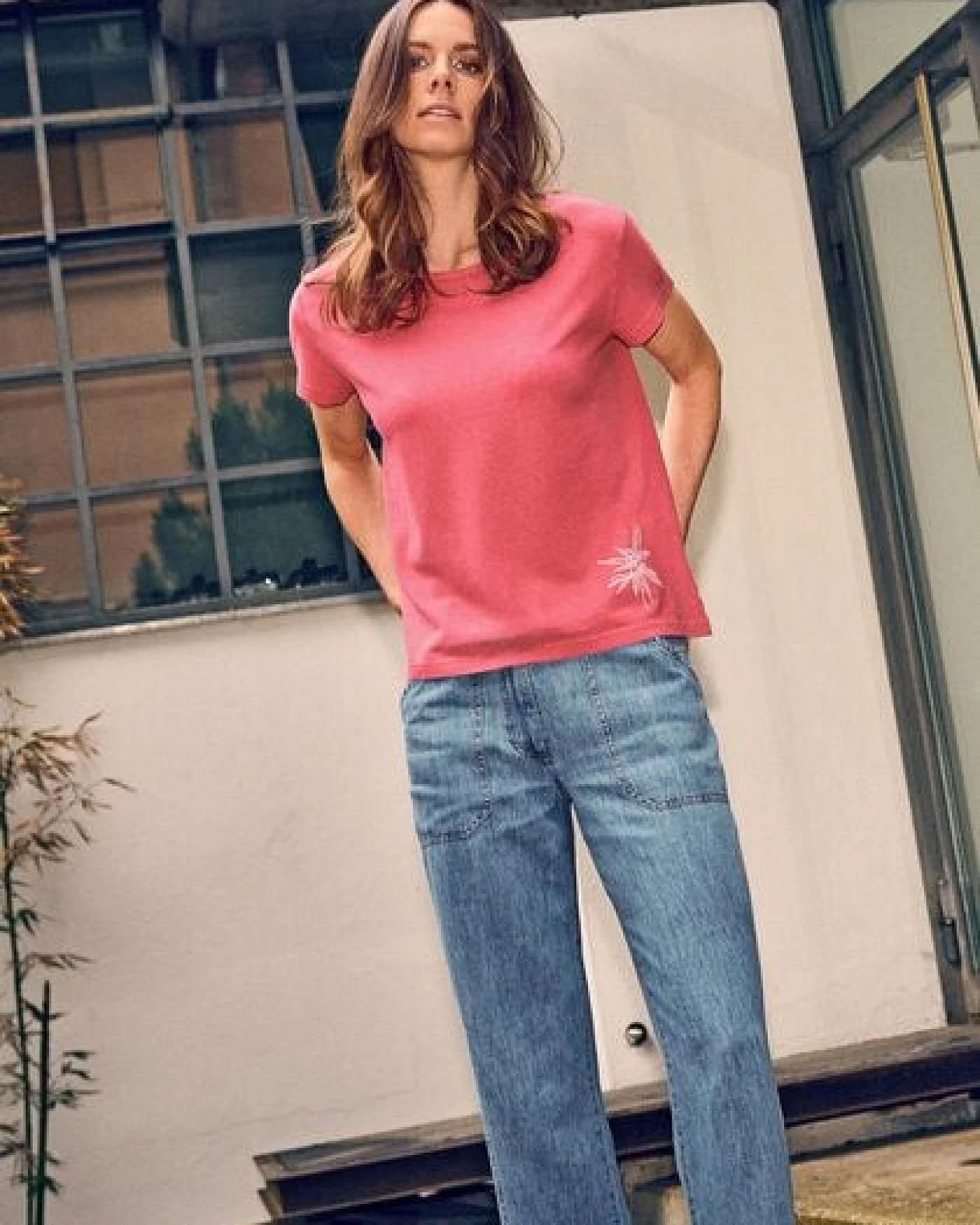 HempAge Damen T-Shirt mit Print Hanf/Biobaumwolle – Ansicht 4