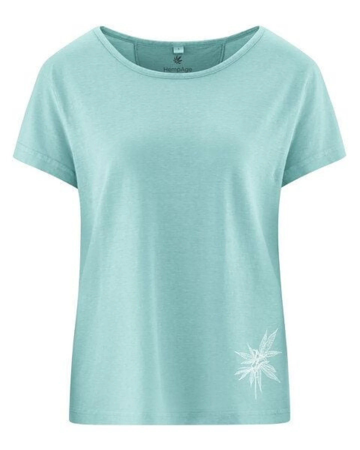 HempAge Damen T-Shirt mit Print Hanf/Biobaumwolle – Ansicht 3