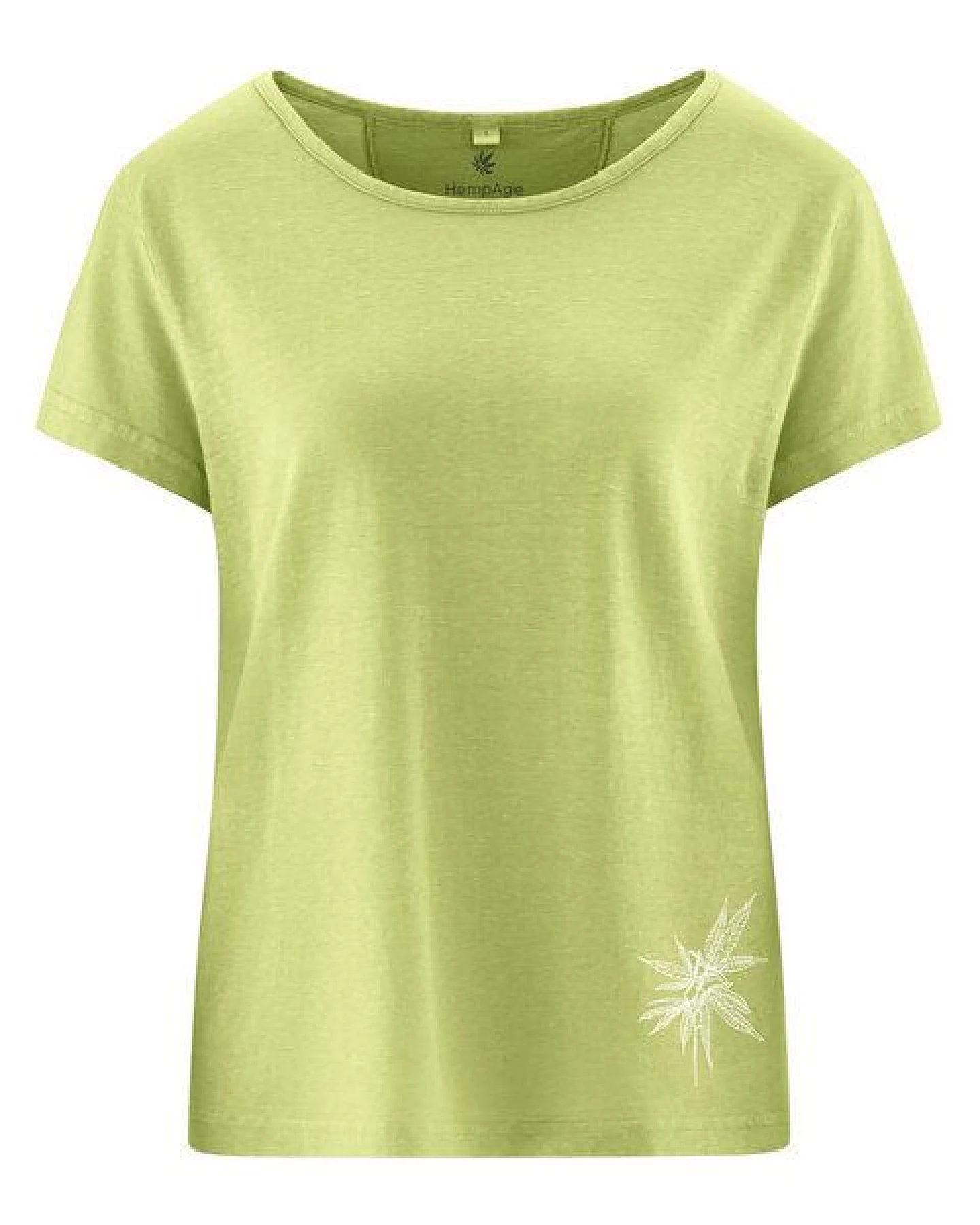 HempAge Damen T-Shirt mit Print Hanf/Biobaumwolle – Ansicht 3