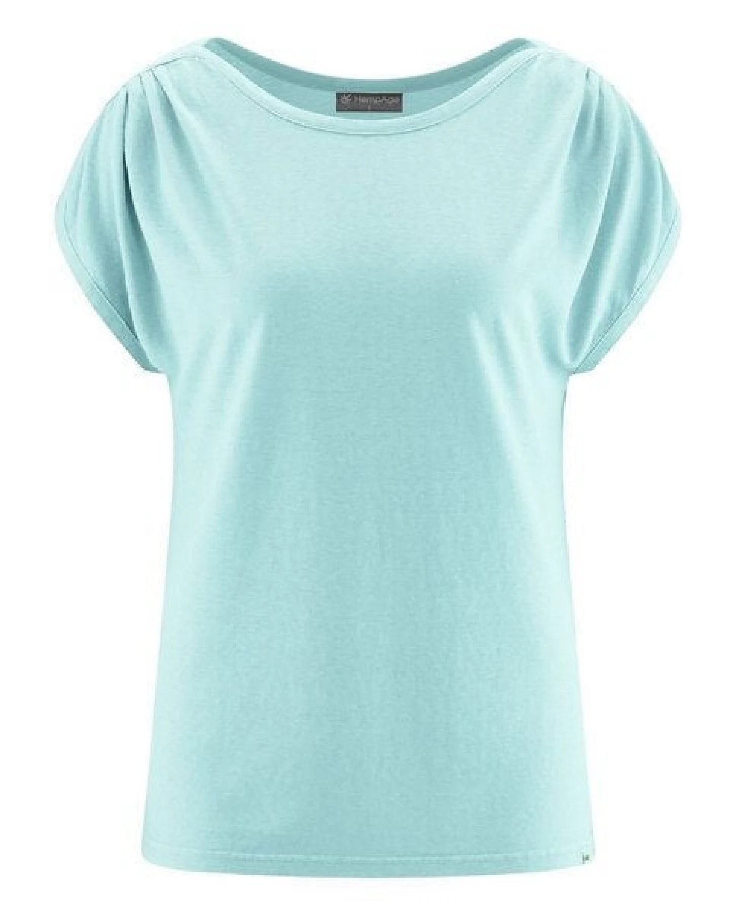 HempAge Ärmelloses Damen-Shirt mit U-Boot Halsausschnitt Hanf/Biobaumwolle – Ansicht 3