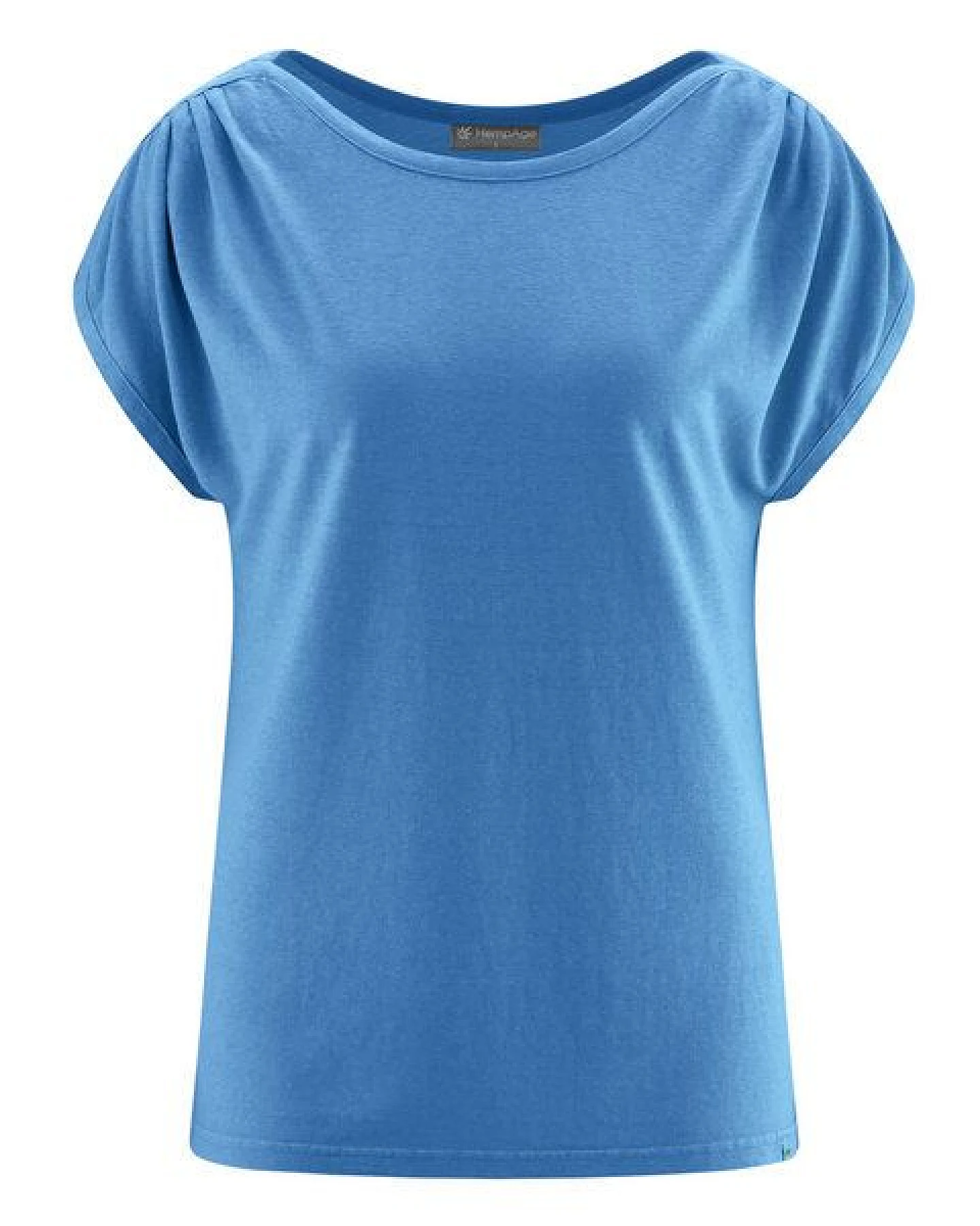 HempAge Ärmelloses Damen-Shirt mit U-Boot Halsausschnitt Hanf/Biobaumwolle – Ansicht 3