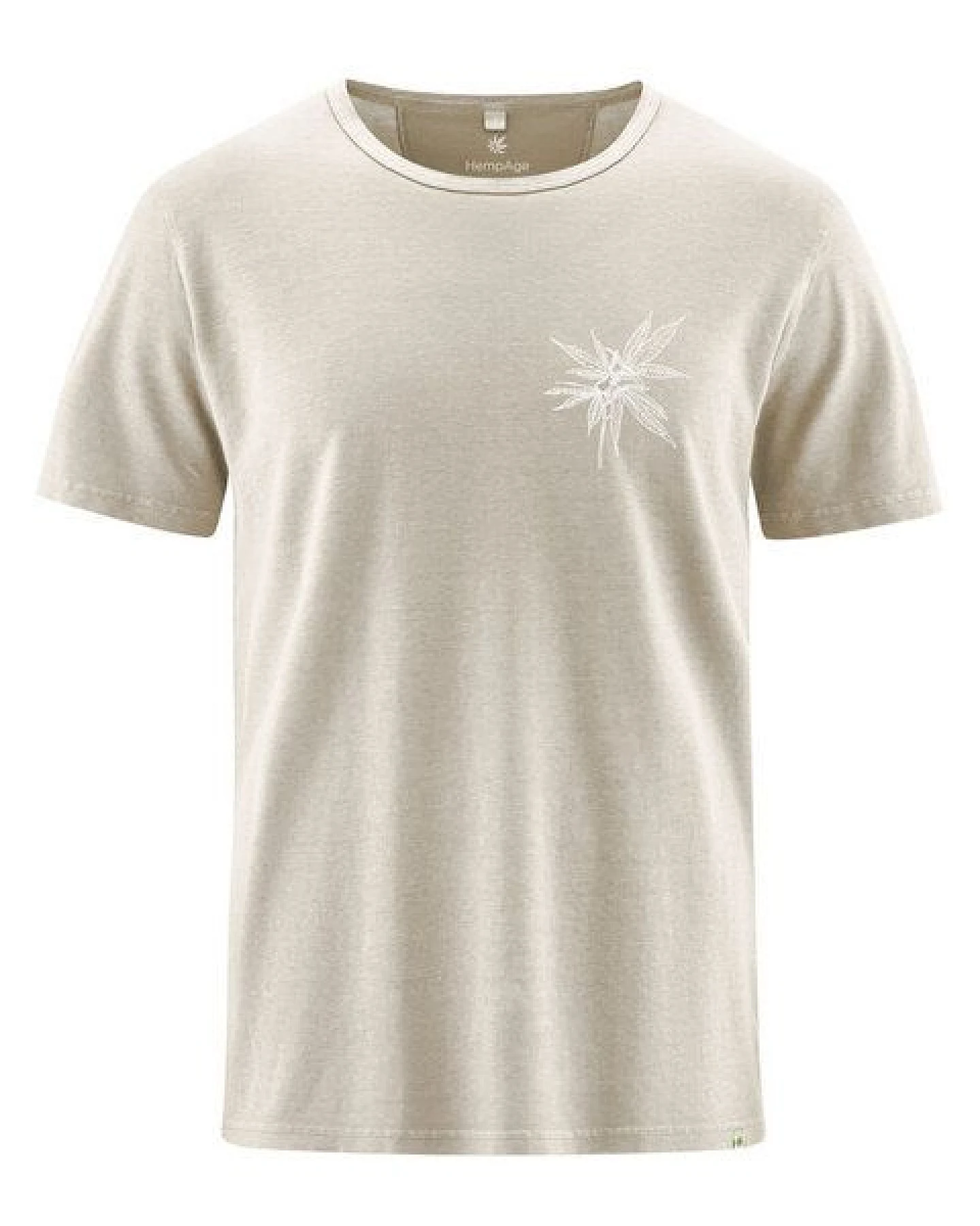 HempAge Herren T-Shirt mit Print Hanf/Biobaumwolle – Ansicht 2