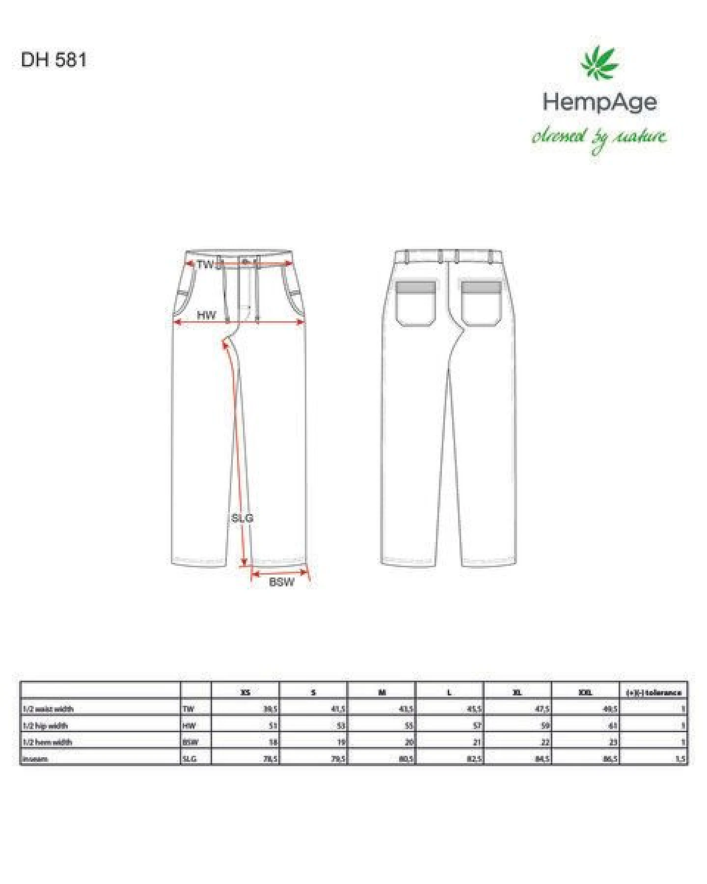 HempAge Herren Jeans Loose Fit Hanf/Biobaumwolle – Ansicht 3