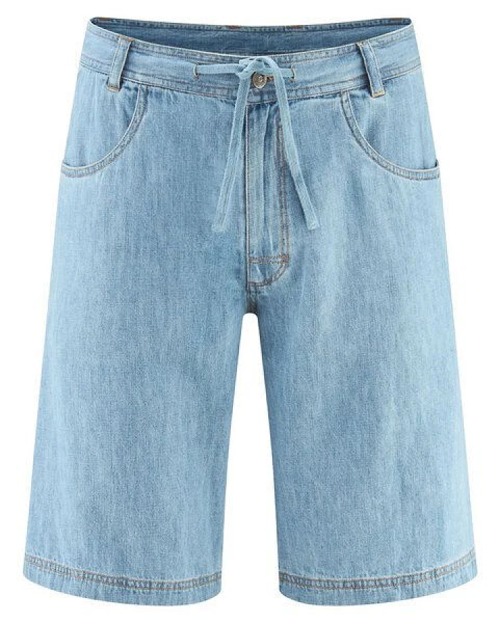 HempAge Herren Bermuda Denim Hanf/Biobaumwolle