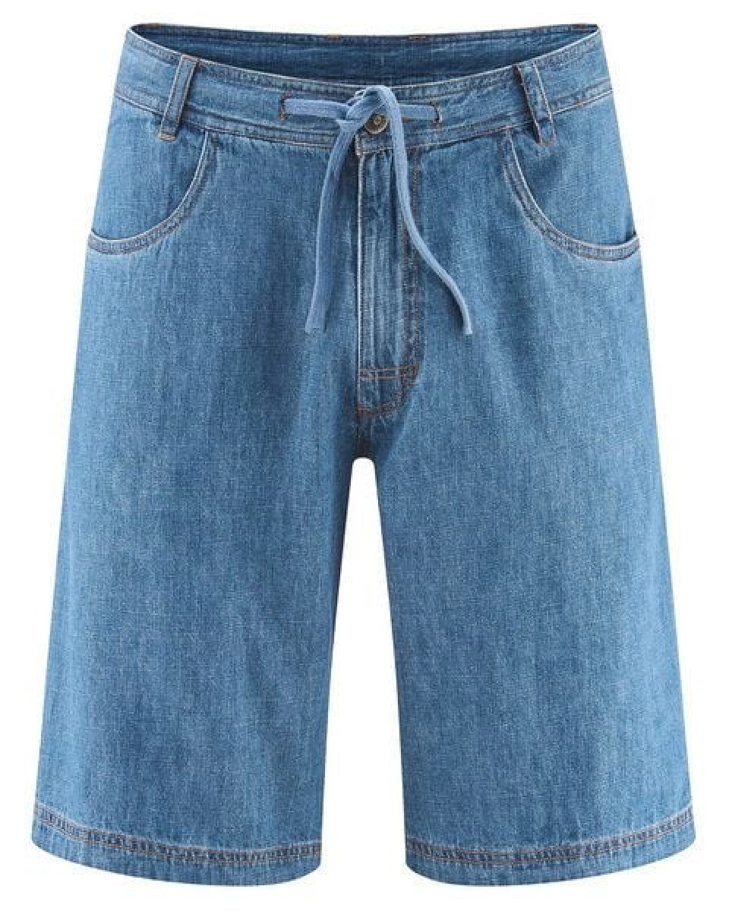 HempAge Herren Bermuda Denim Hanf/Biobaumwolle – Ansicht 2