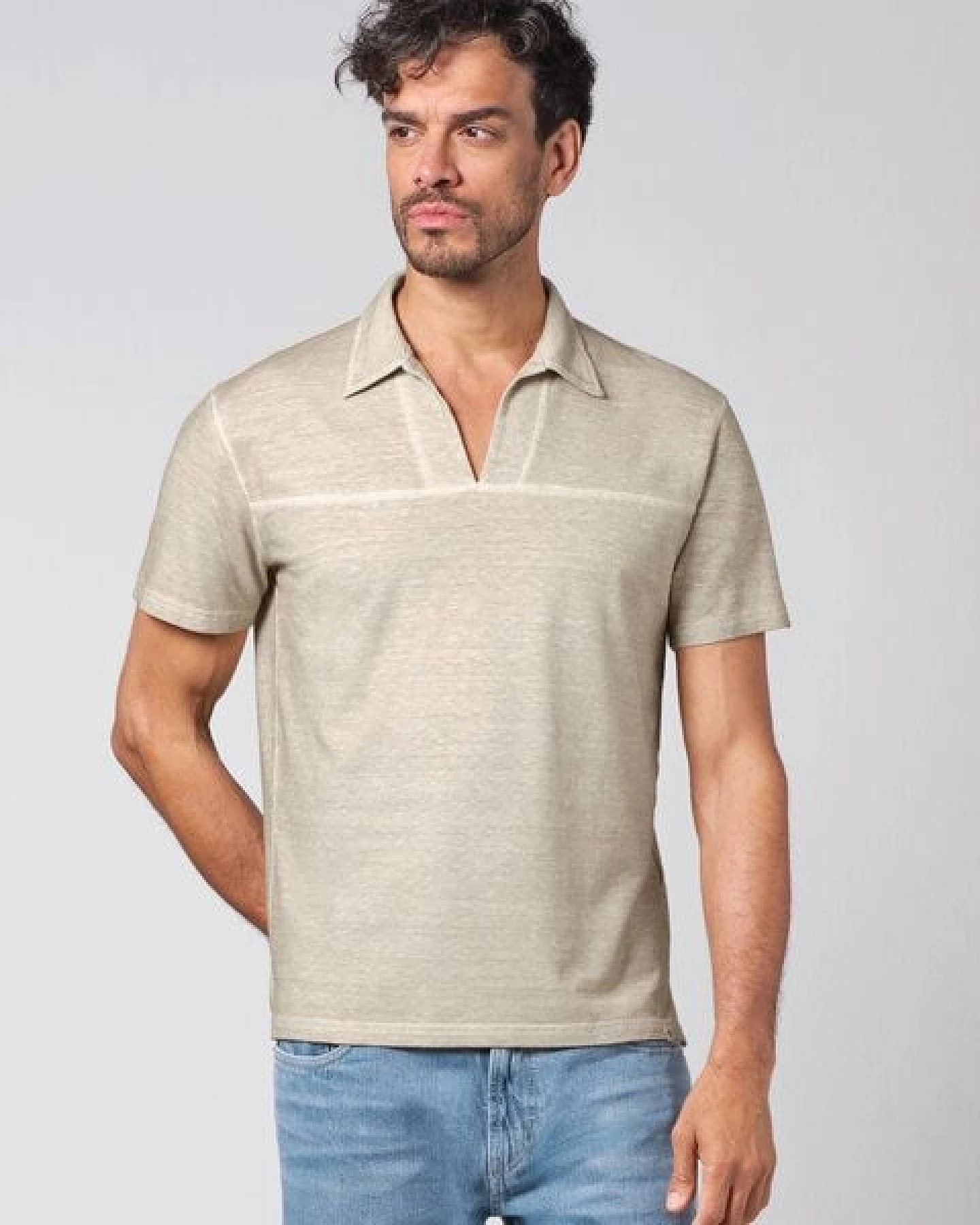 HempAge Herren T-Shirt Retro Hanf/Biobaumwolle – Ansicht 2