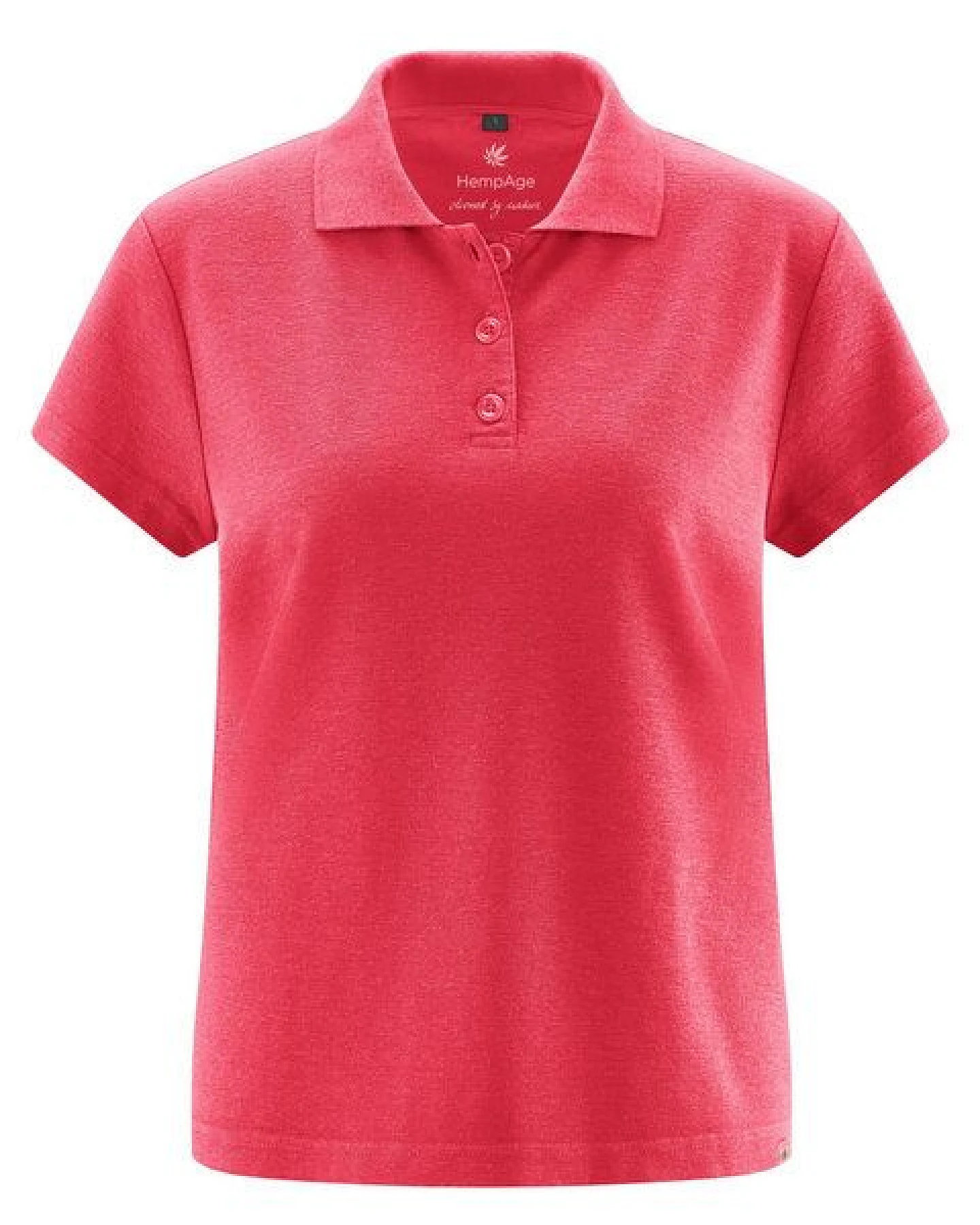 HempAge Klassisches Damen-Poloshirt Hanf/Biobaumwolle – Ansicht 3