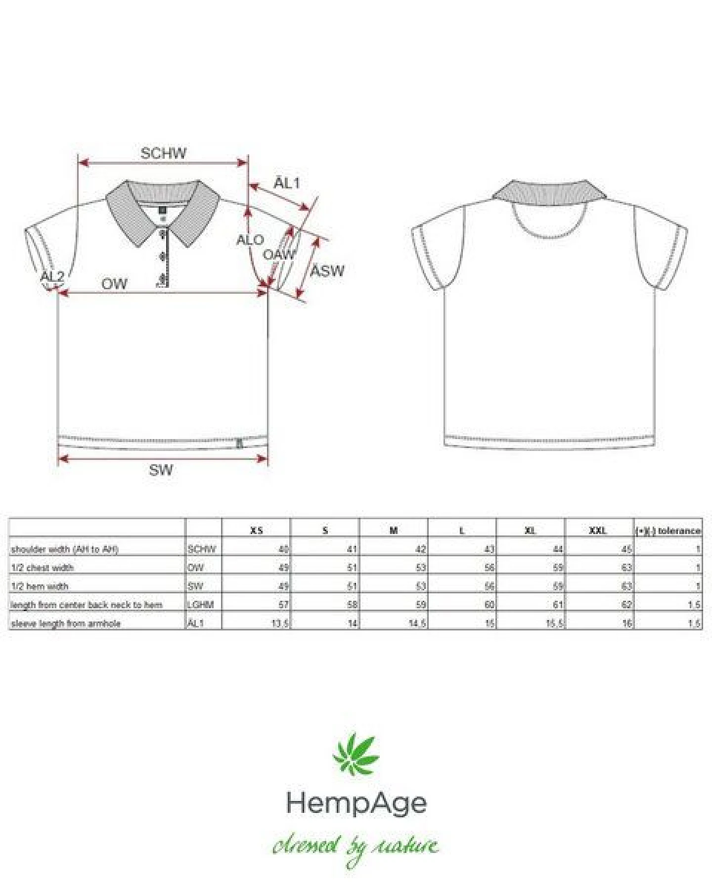 HempAge Klassisches Damen-Poloshirt Hanf/Biobaumwolle – Ansicht 2