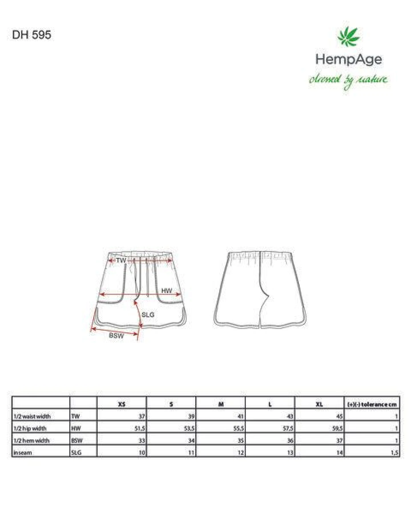 HempAge Sportliche Damen Boxershorts Hanf/Biobaumwolle – Ansicht 2