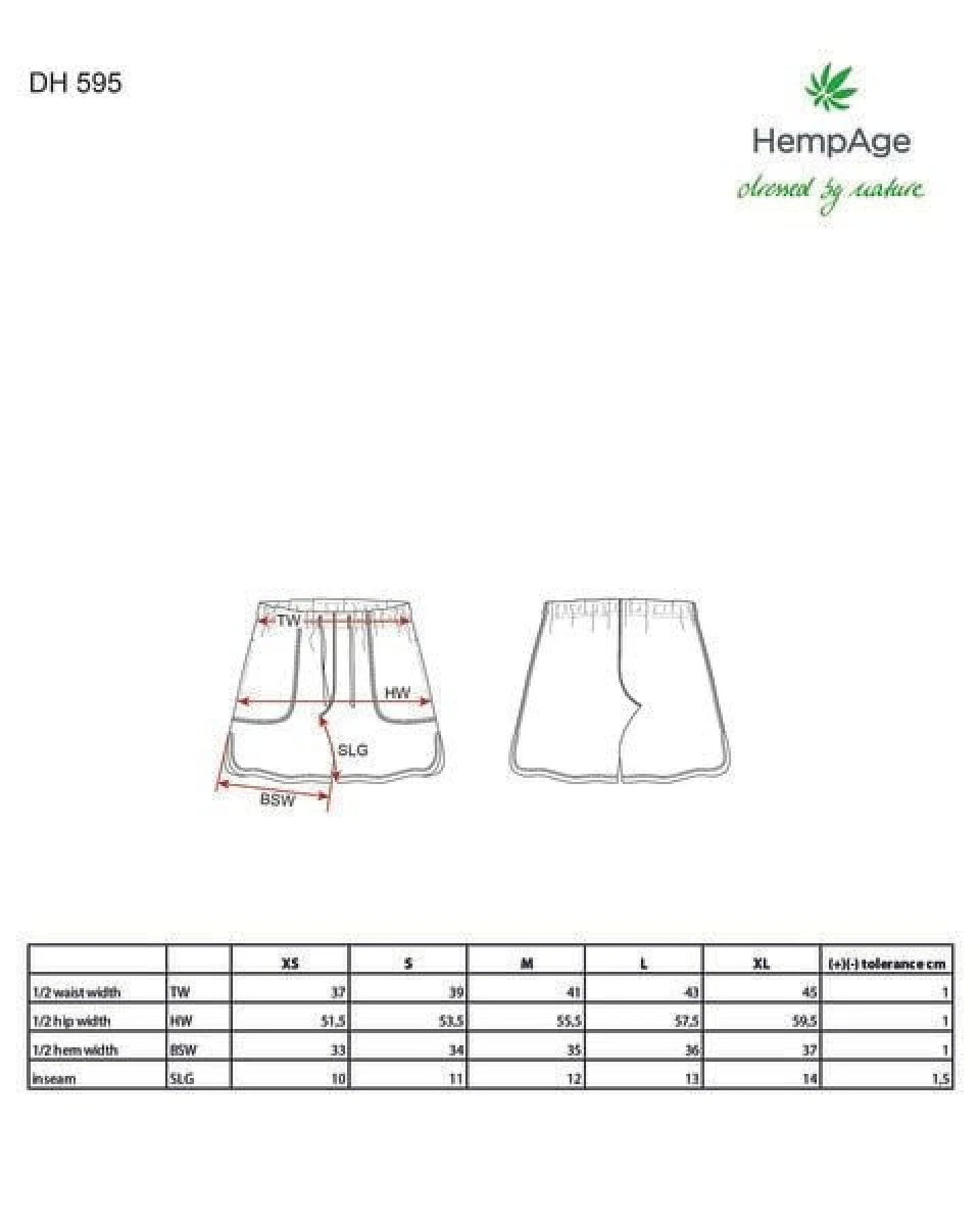 HempAge Sportliche Damen Boxershorts Hanf/Biobaumwolle – Ansicht 2