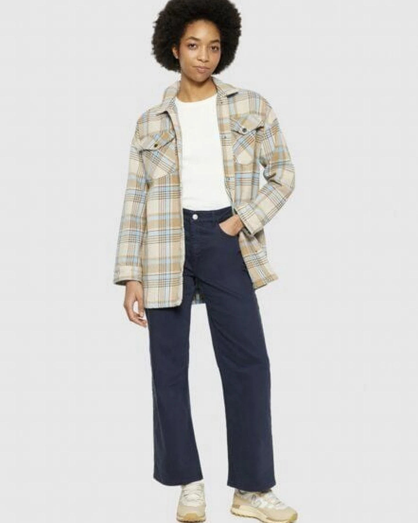 KnowledgeCotton Apparel Heavy flannel check overshirt – Ansicht 3