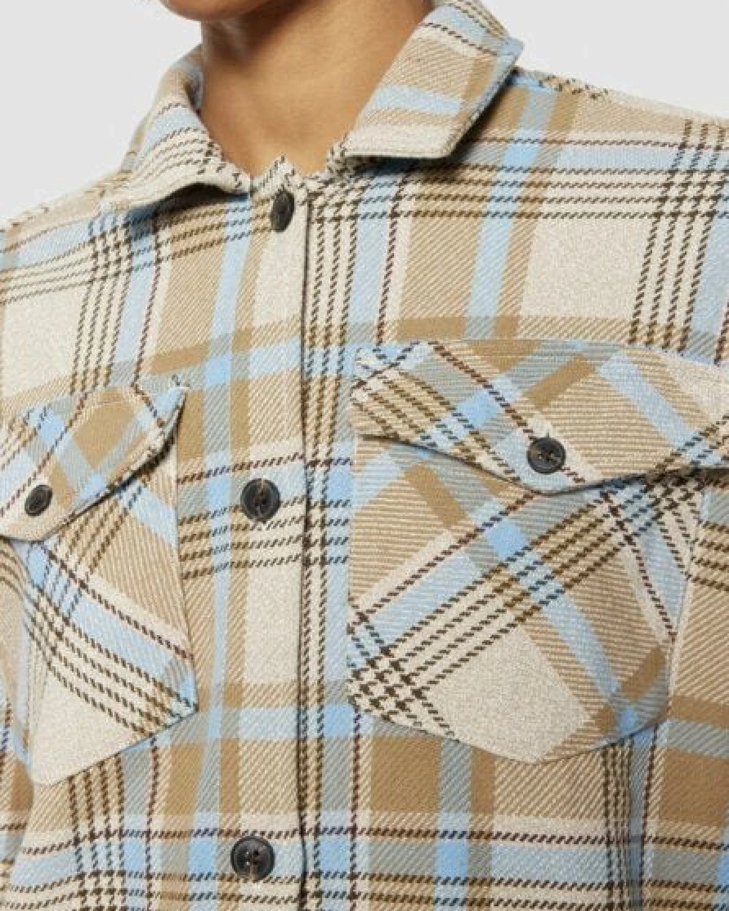 KnowledgeCotton Apparel Heavy flannel check overshirt – Ansicht 4