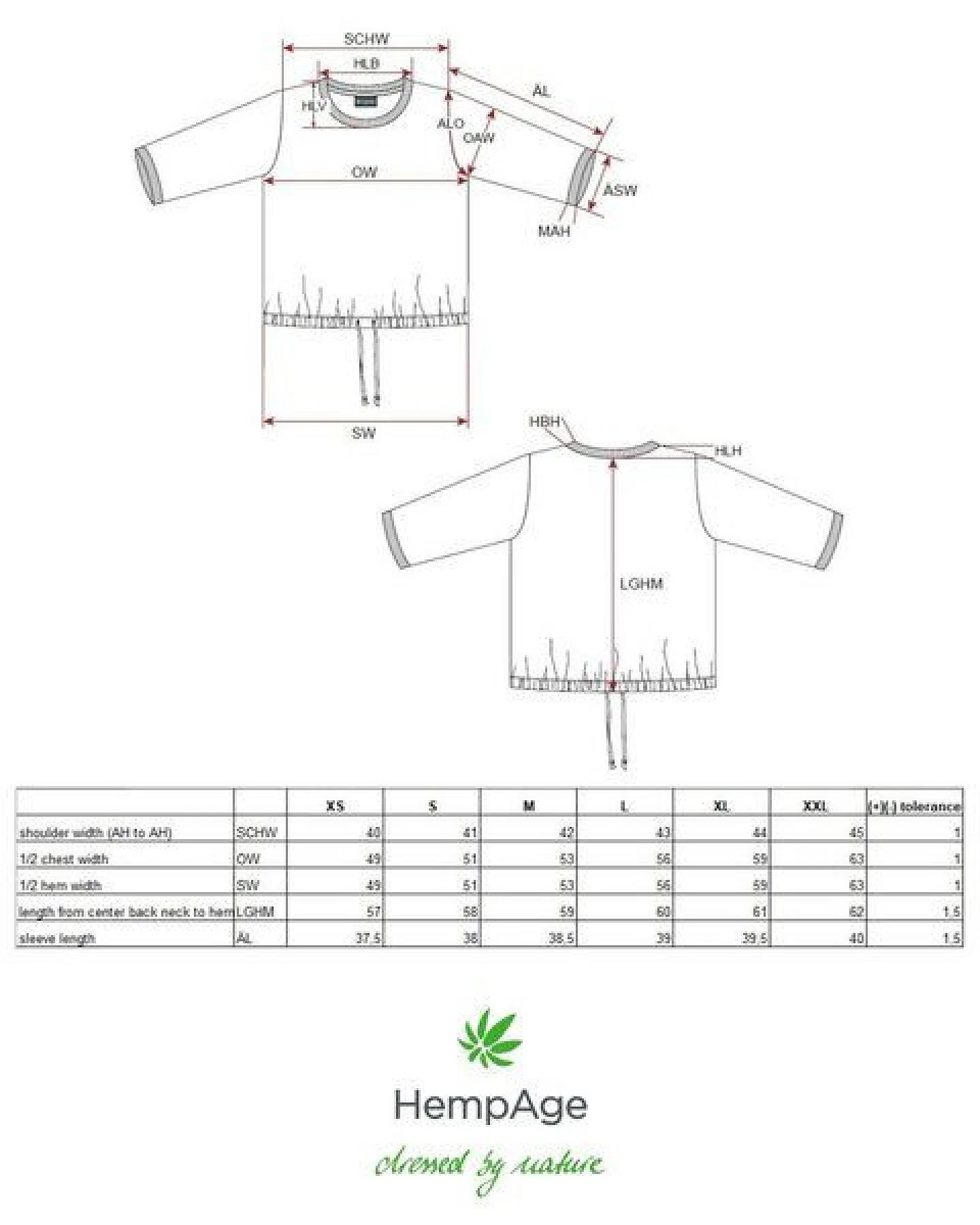 HempAge Weites Halbarm Damenshirt Hanf/Biobaumwolle – Ansicht 4