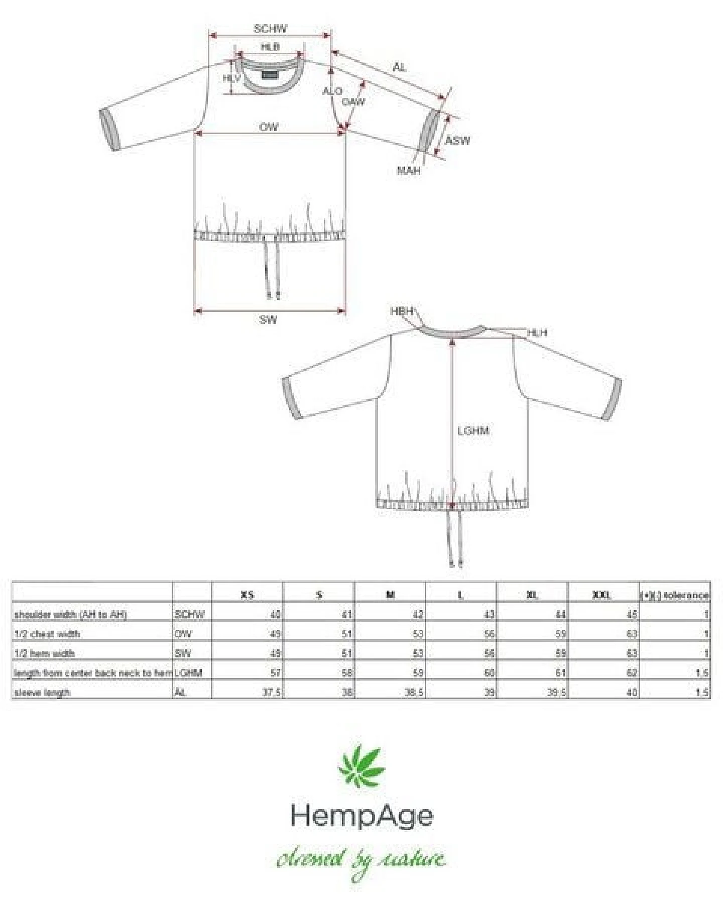 HempAge Weites Halbarm Damenshirt Hanf/Biobaumwolle – Ansicht 4