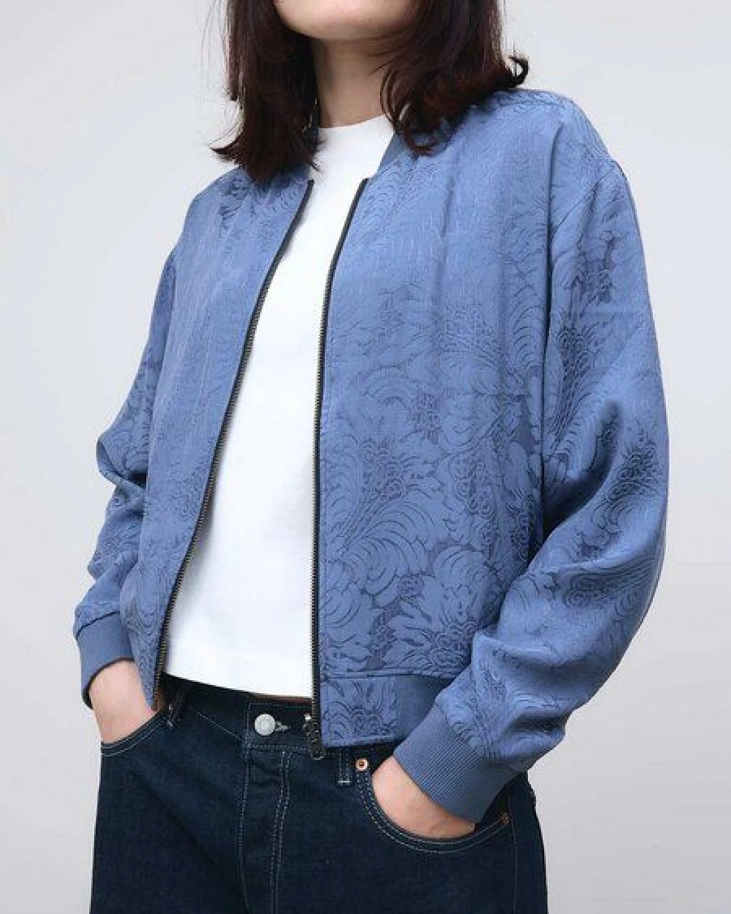 Yahmo Cupro/Tencel Lene Wendejacke – Ansicht 3
