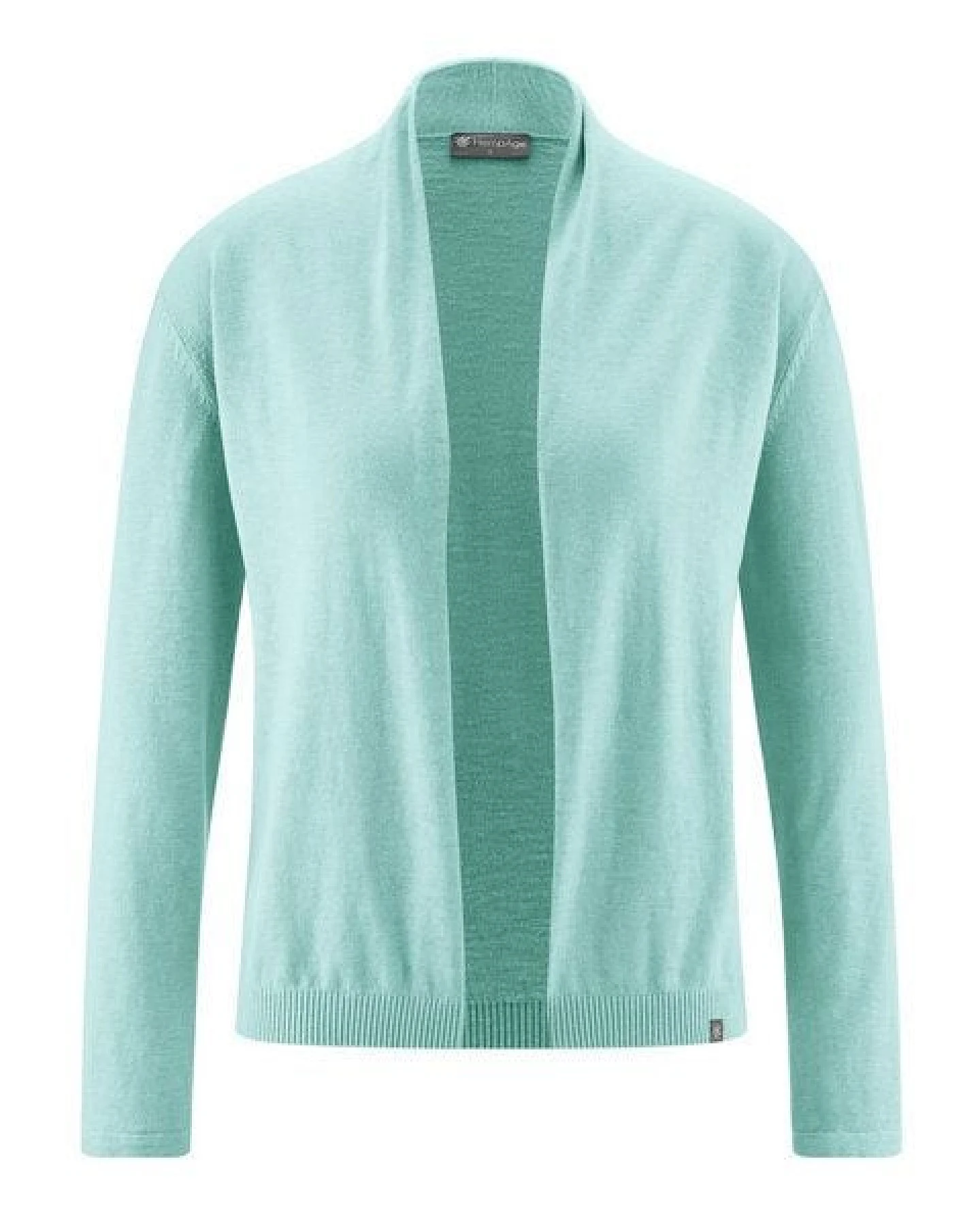 HempAge Damen-Cardigan mit Schalkragen Hanf/Biobaumwolle – Ansicht 2
