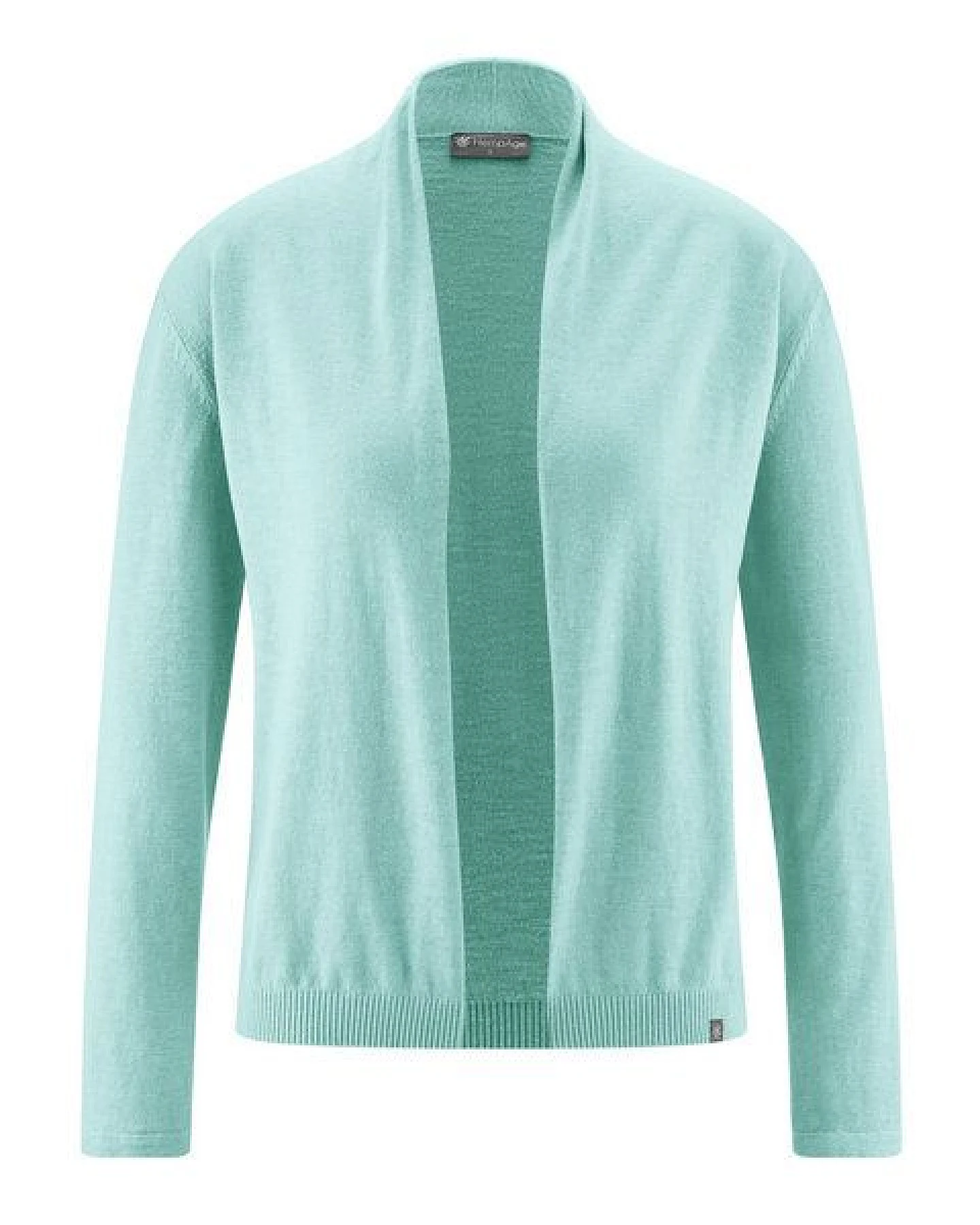 HempAge Damen-Cardigan mit Schalkragen Hanf/Biobaumwolle – Ansicht 2