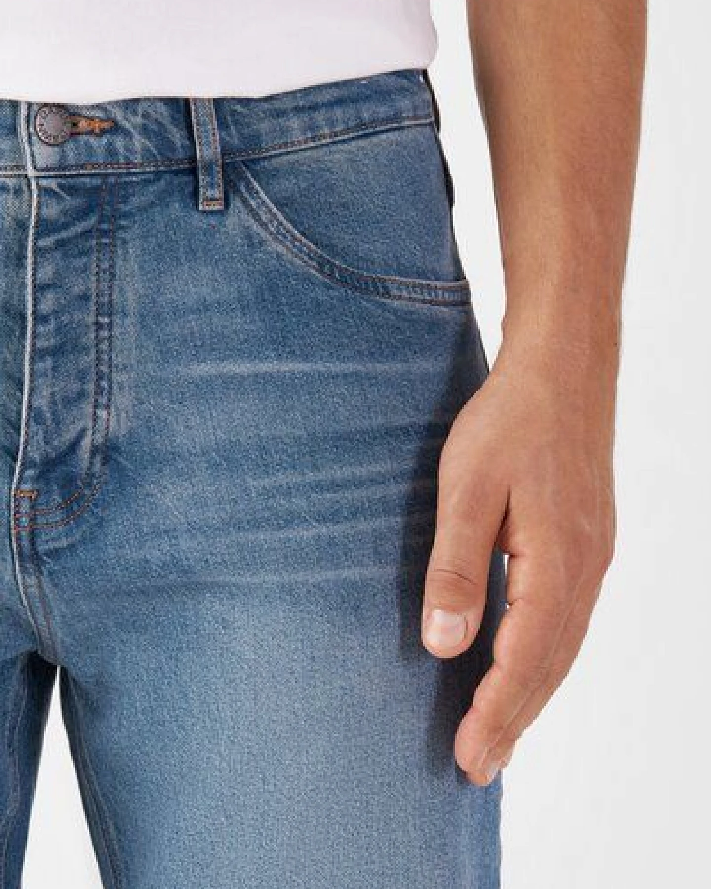 Herren Jeans RISE Relaxed Tapered DAWN Bio-Baumwolle – Ansicht 4