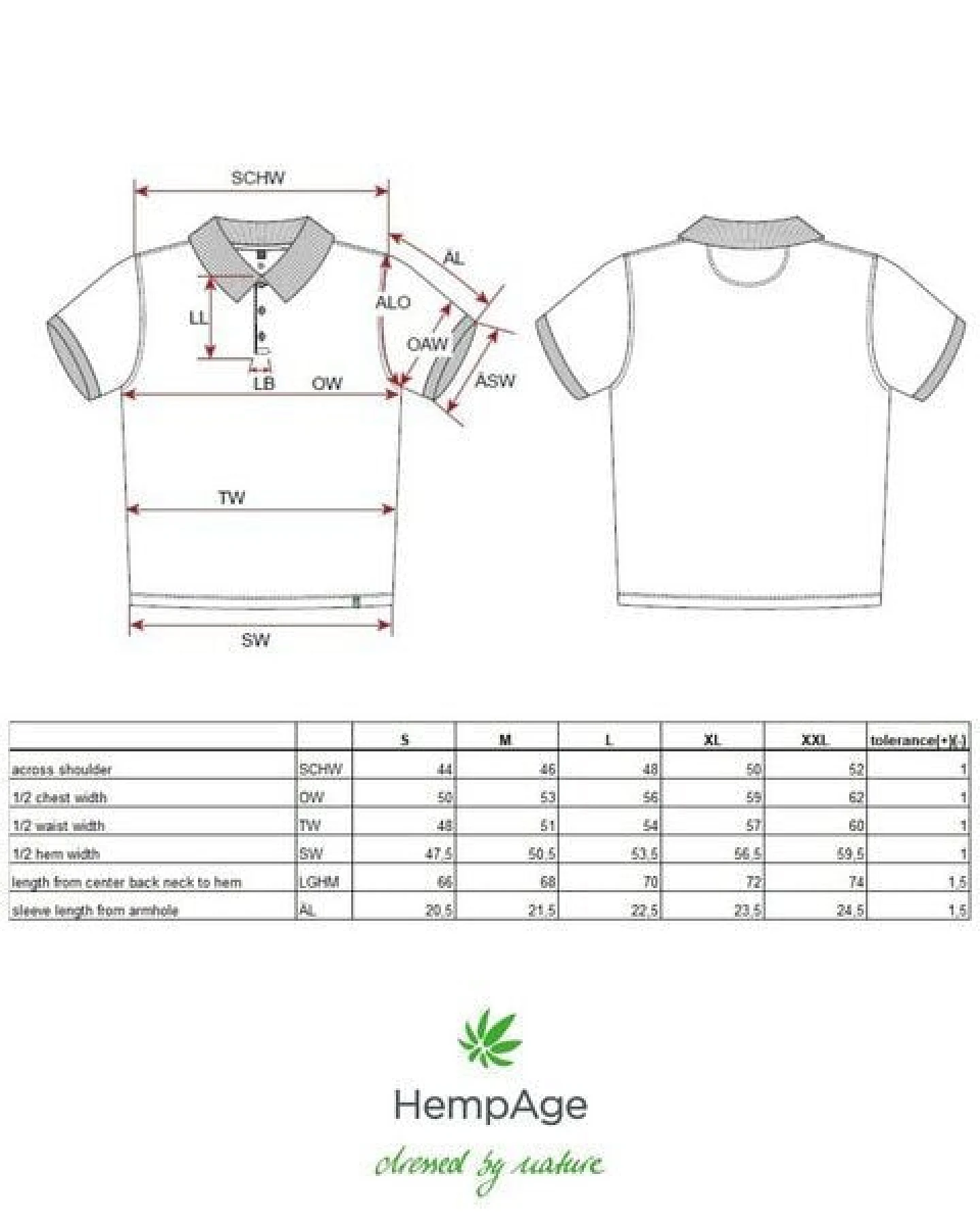 HempAge Herren Poloshirt Hanf/Biobaumwolle – Ansicht 4