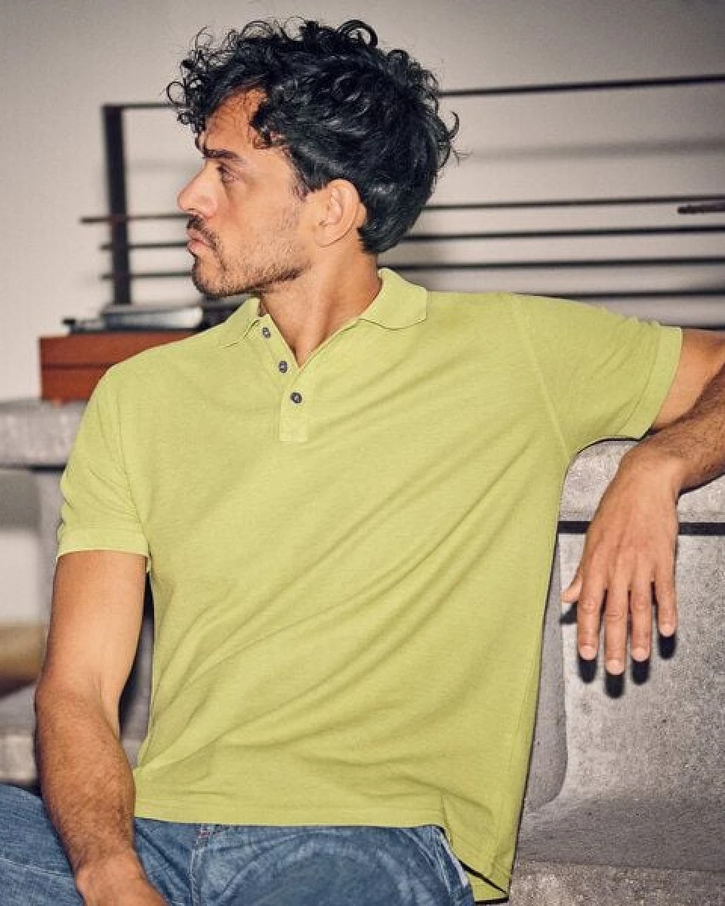 HempAge Herren Poloshirt Hanf/Biobaumwolle – Ansicht 3