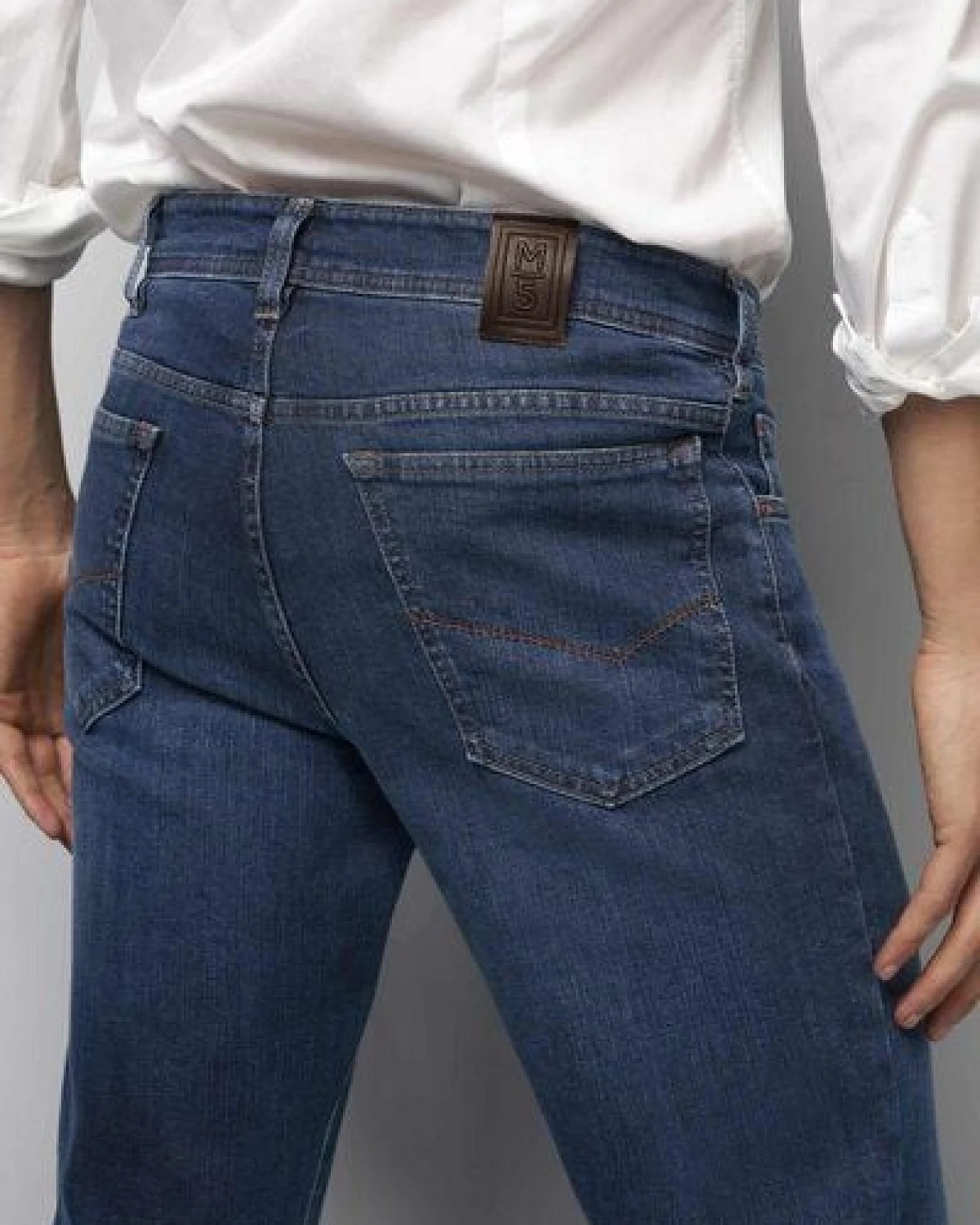 M 5 BY MEYER STRETCH FIVE POCKET DENIM – Ansicht 4